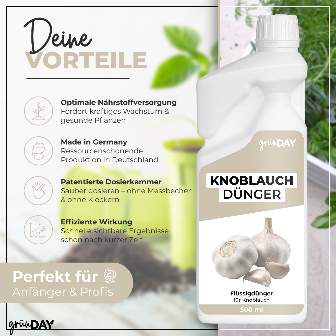 Gründay Knoblauchdünger – Produktansicht 2