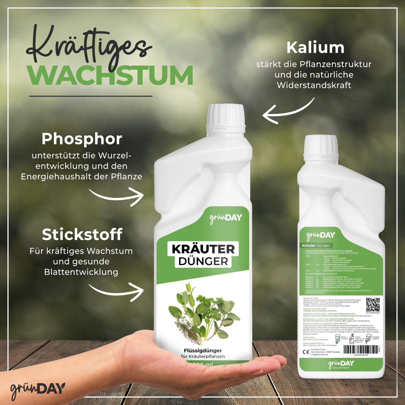 Gründay Kräuterdünger – Produktansicht 4