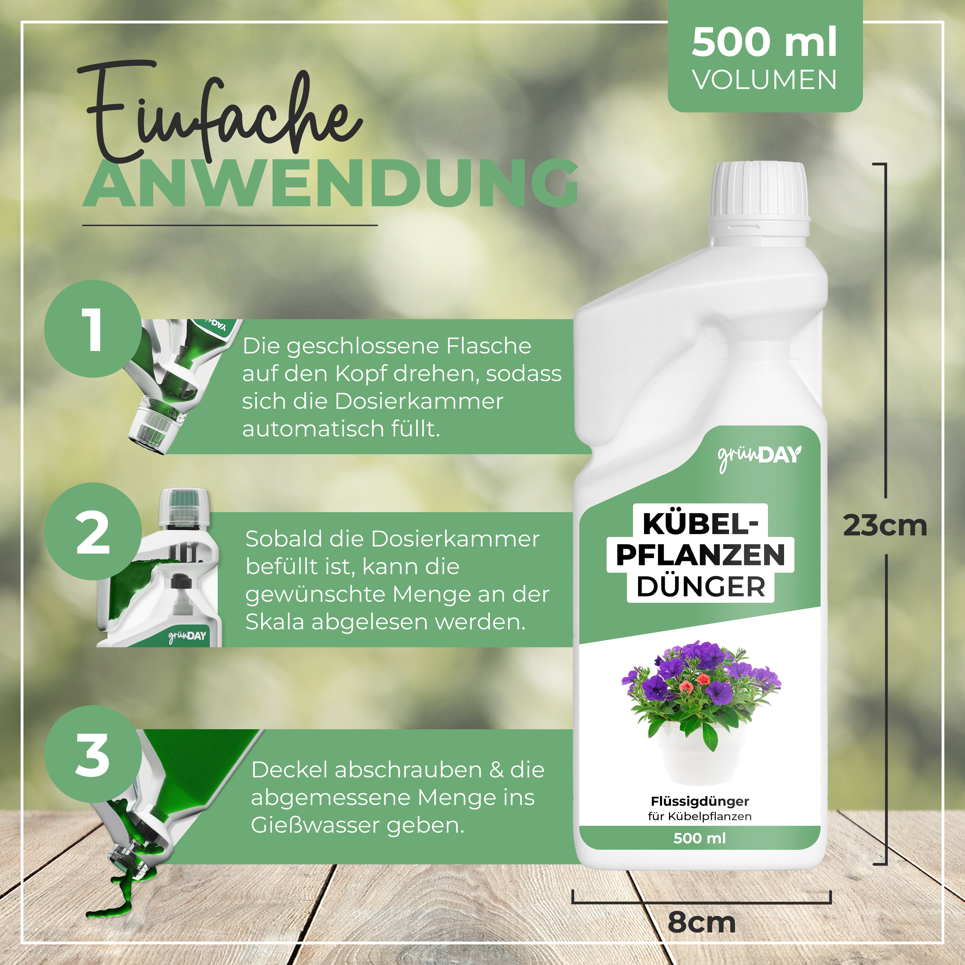 Gründay Kübelpflanzendünger – Produktansicht 3