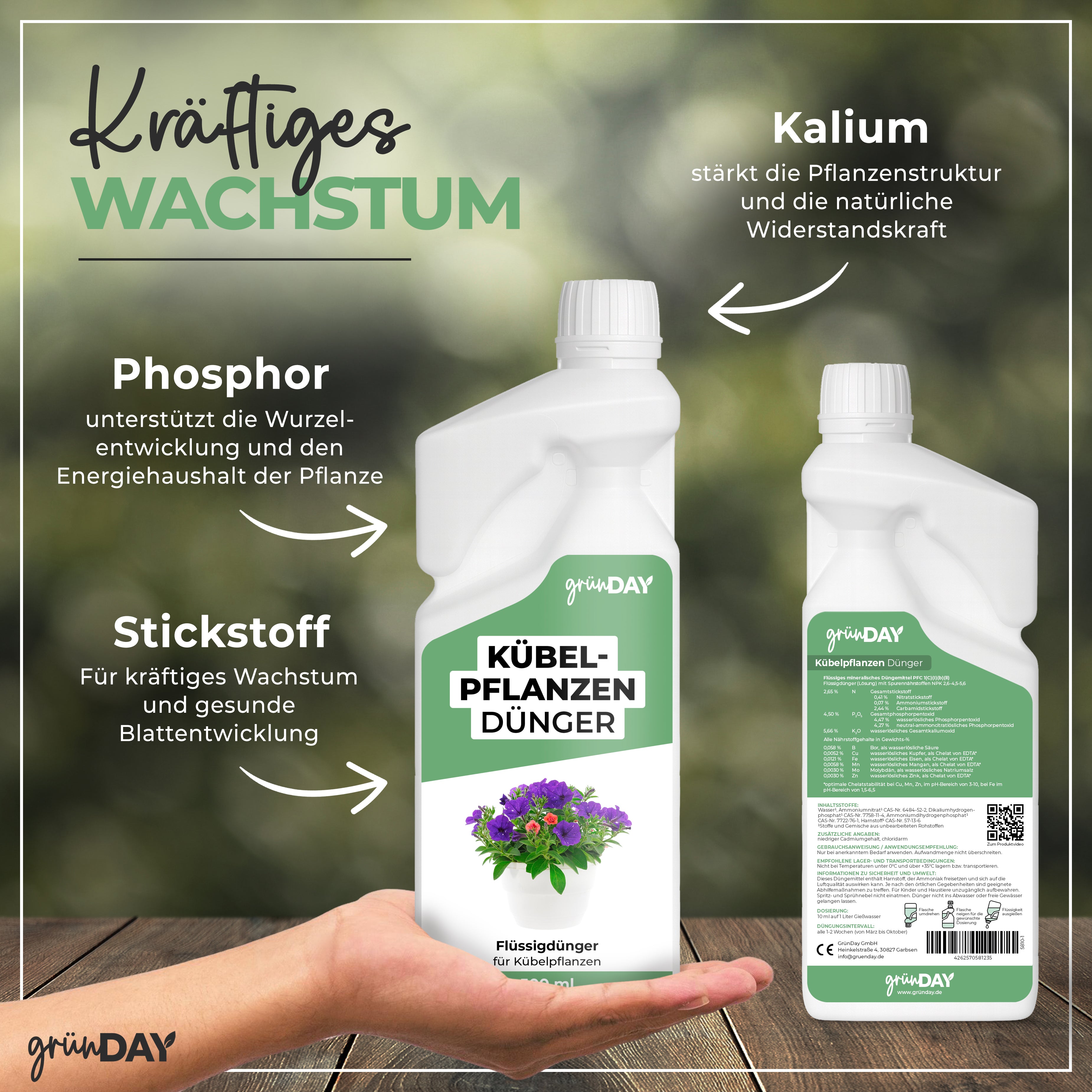 Kübelpflanzen-Flüssigdünger 500 ml