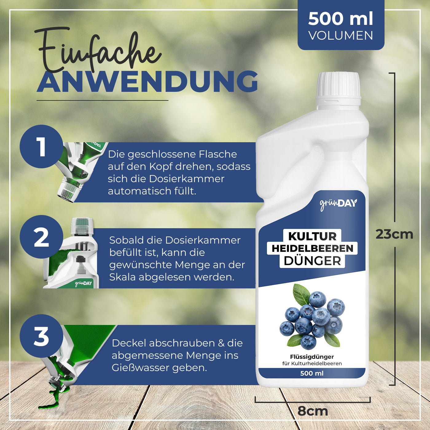 Gründay Kulturheidelbeerendünger – Produktansicht 3