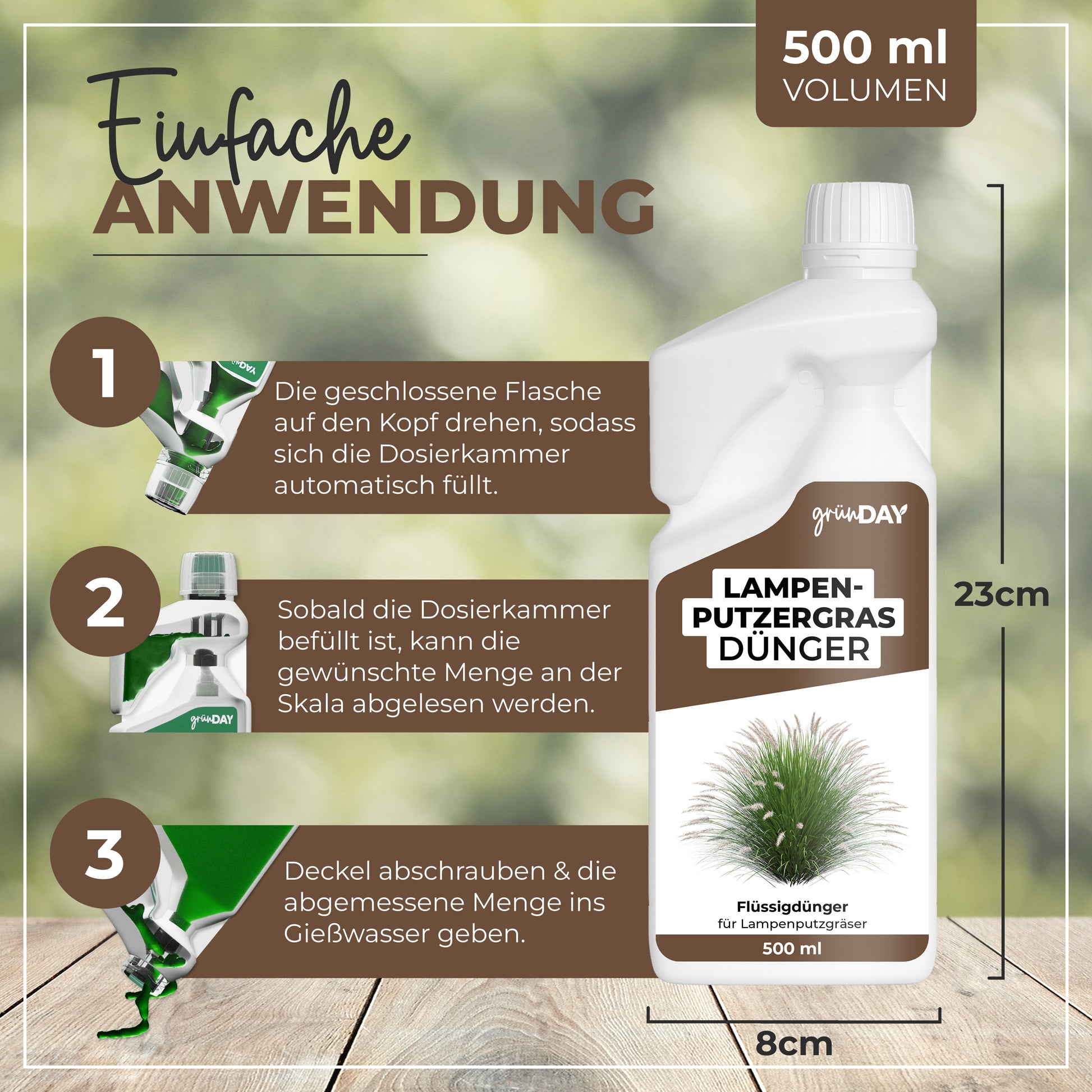 Gründay Lampenputzergrasdünger – Produktansicht 3