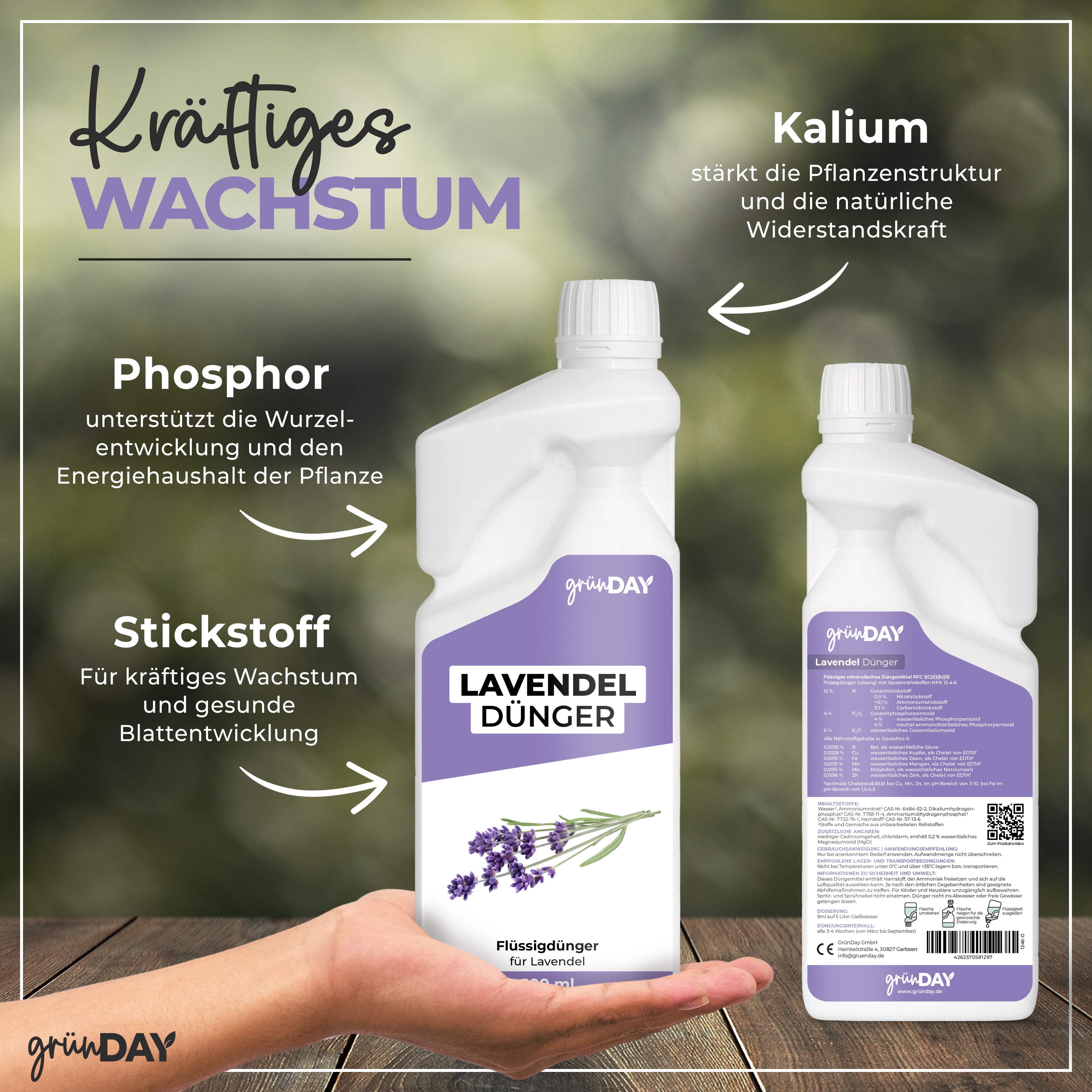 Gründay Lavendeldünger – Produktansicht 4