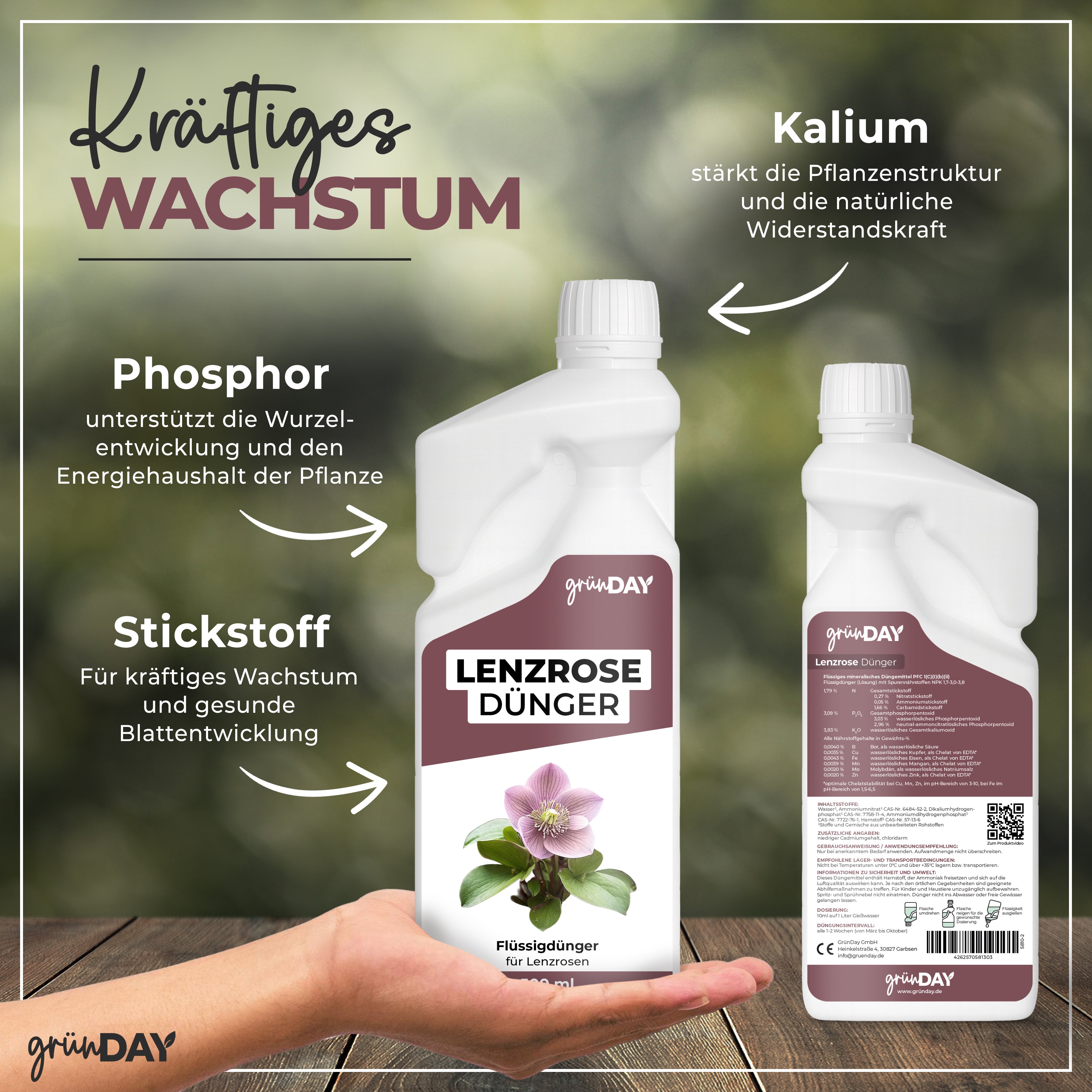 Gründay Lenzrose Dünger – Produktansicht 4