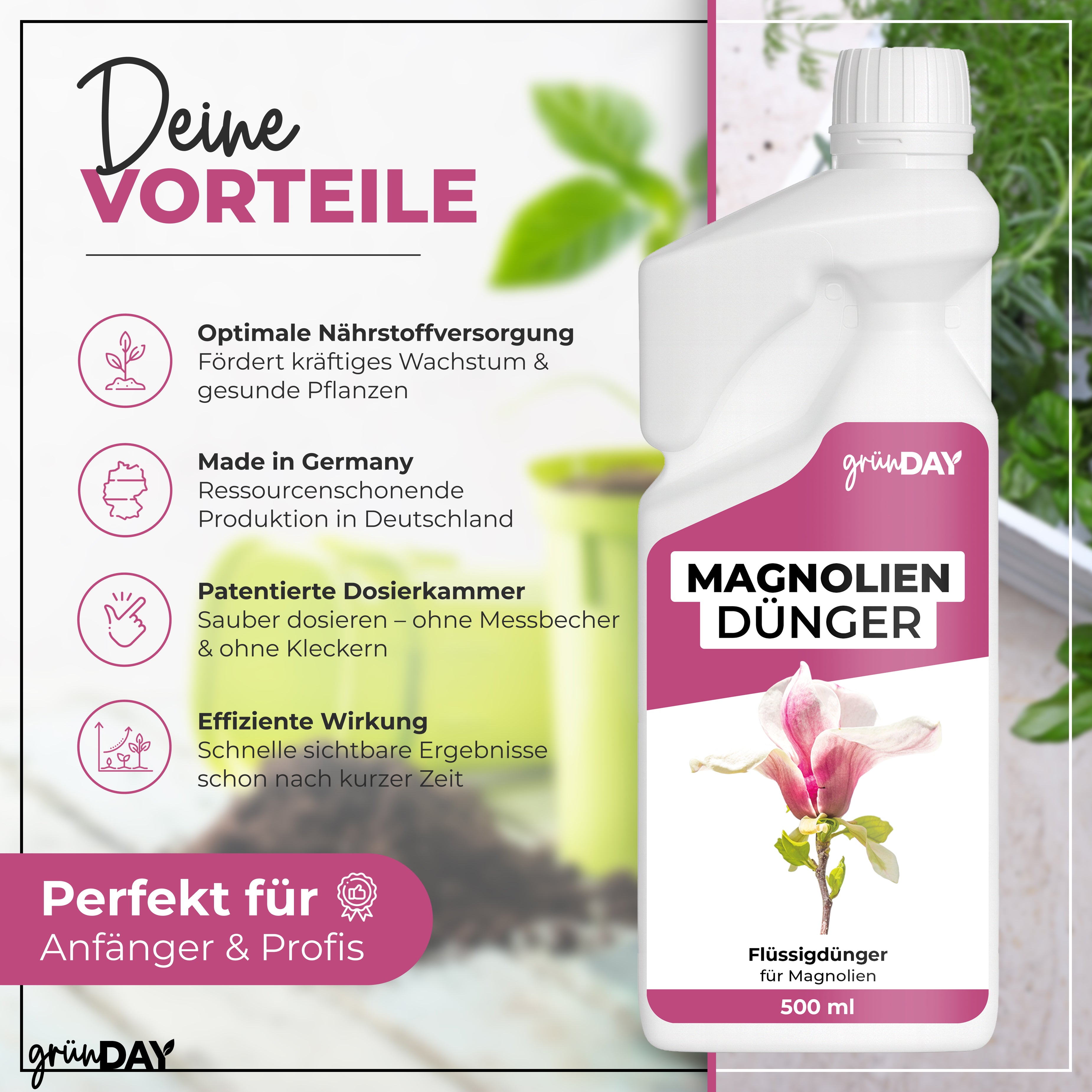 Gründay Magnoliendünger – Produktansicht 2