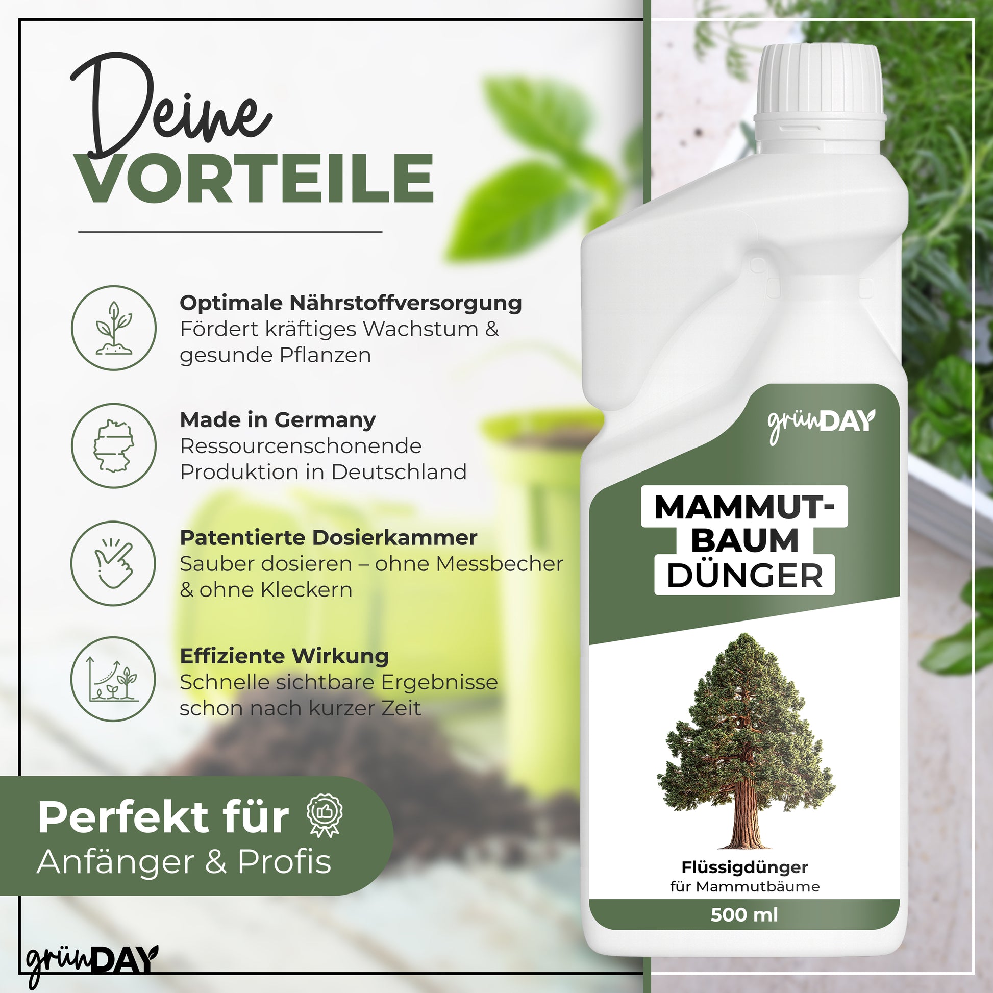 Gründay Mammutbaumdünger – Produktansicht 2