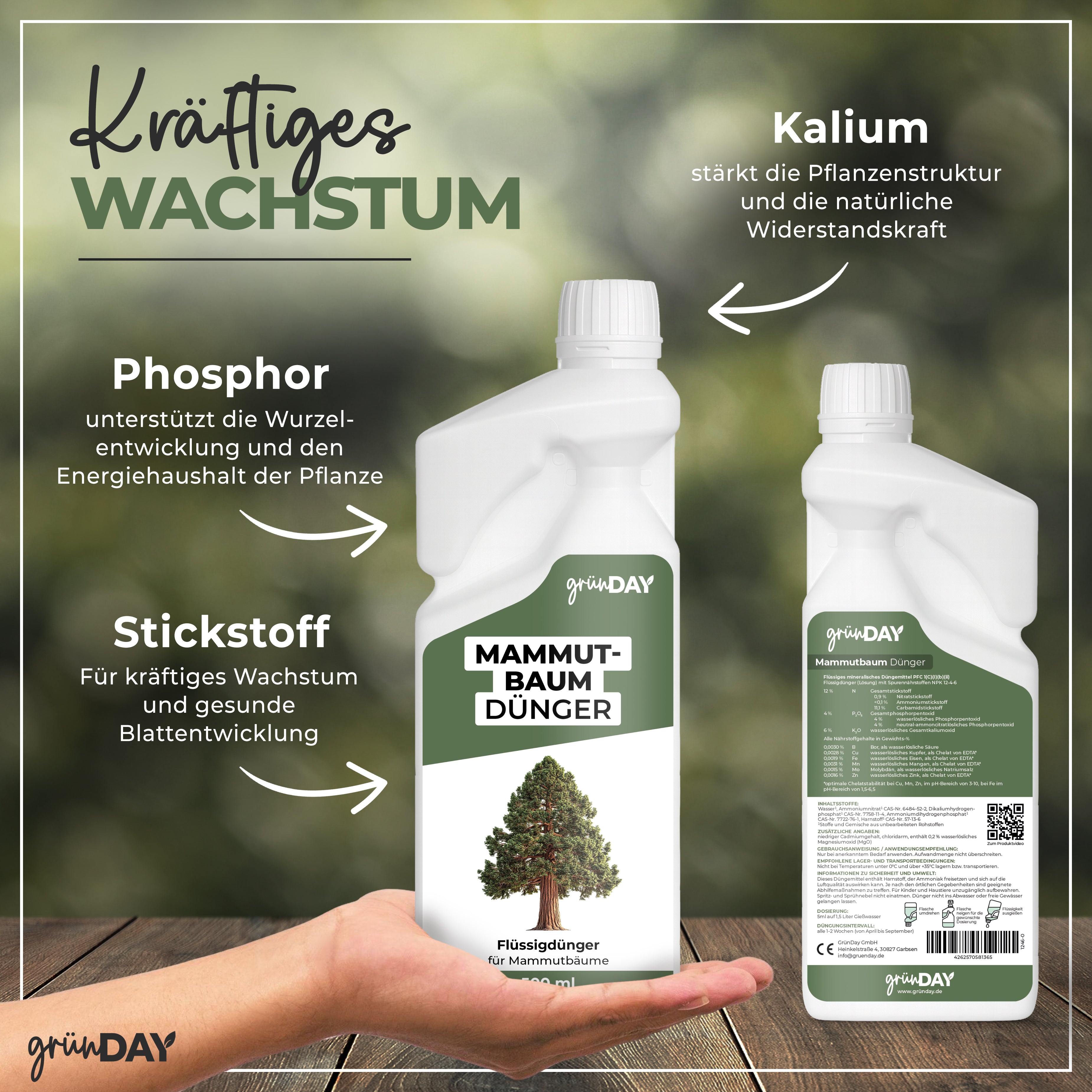 Gründay Mammutbaumdünger – Produktansicht 4