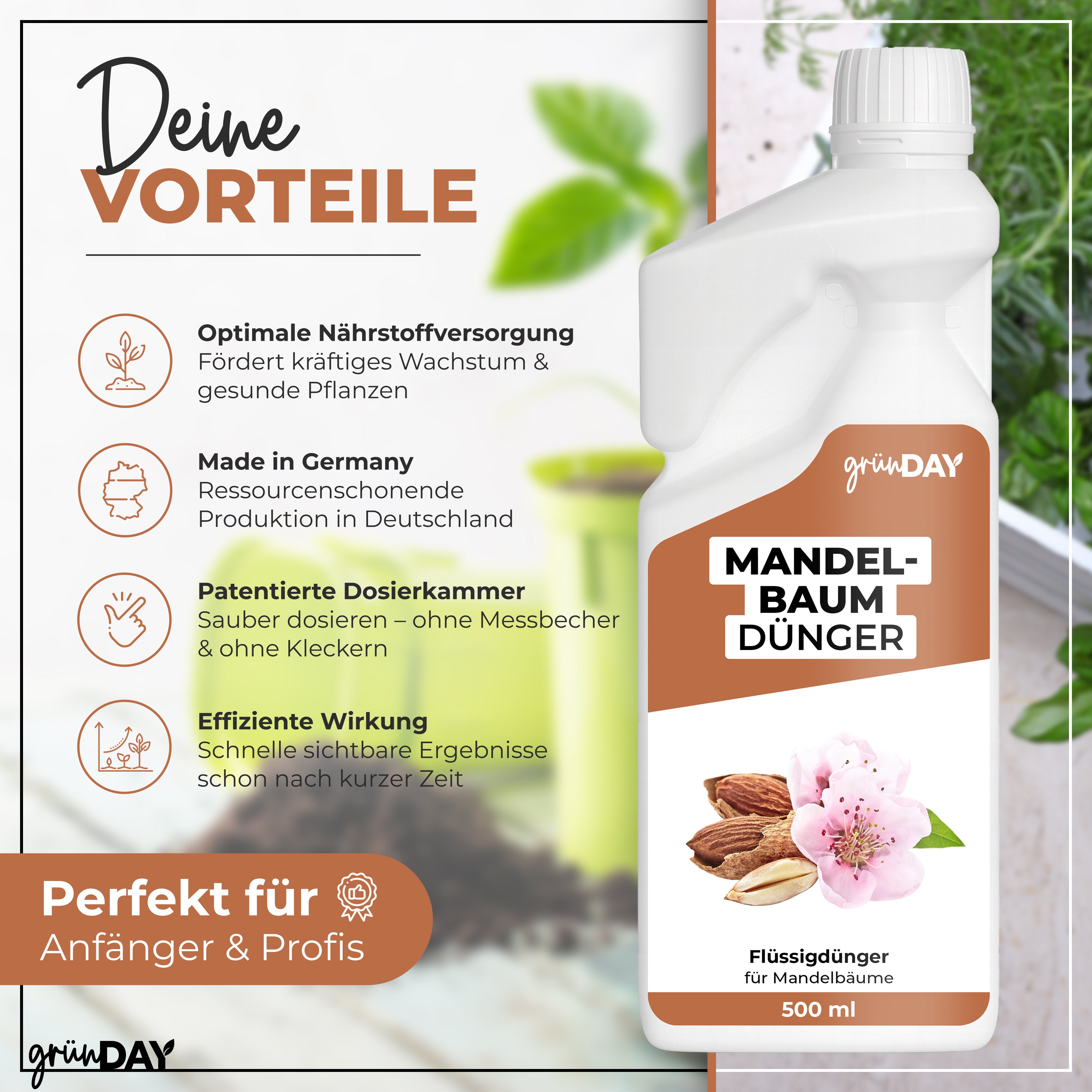 Gründay Mandelbaum Dünger – Produktansicht 2