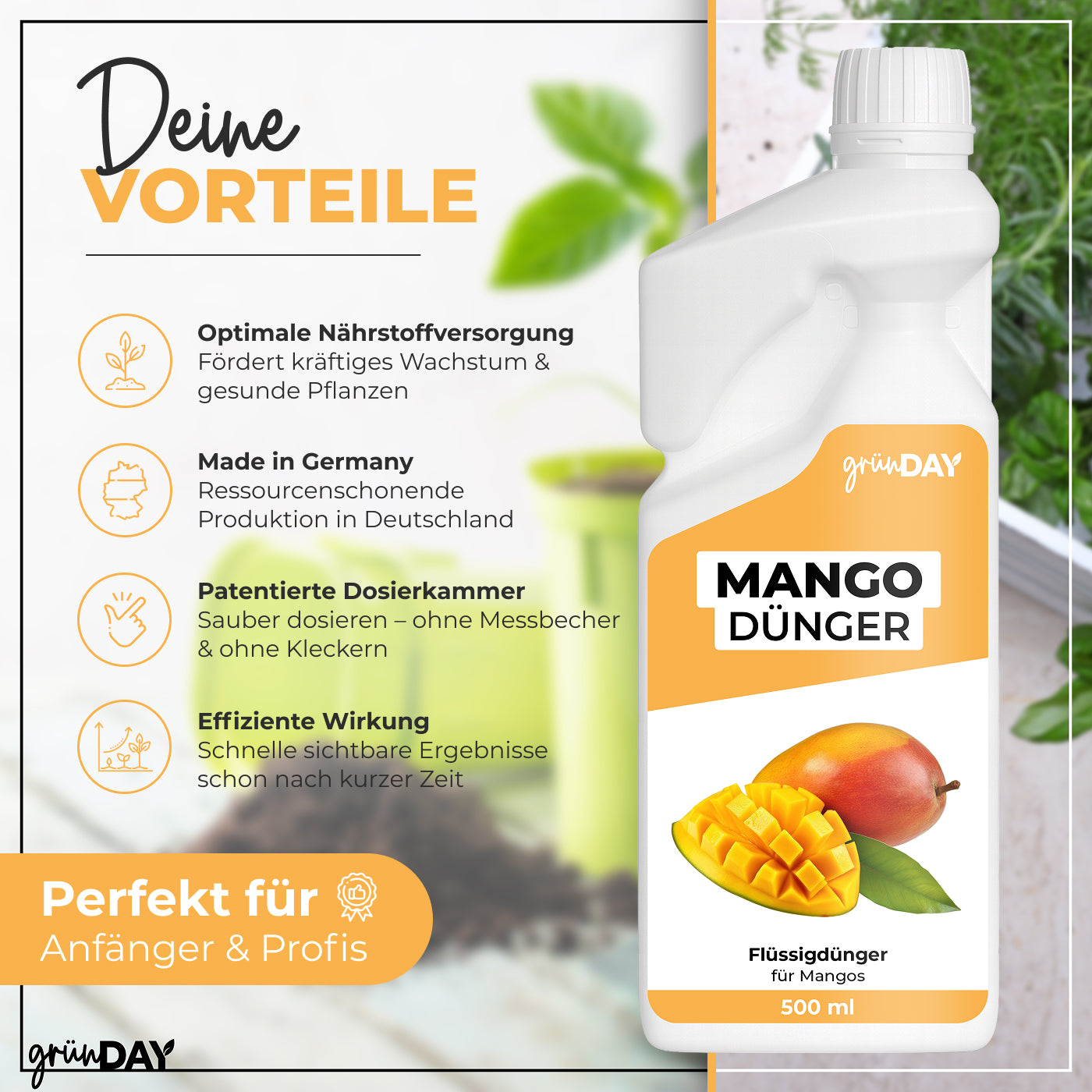 Gründay Mangodünger – Produktansicht 2