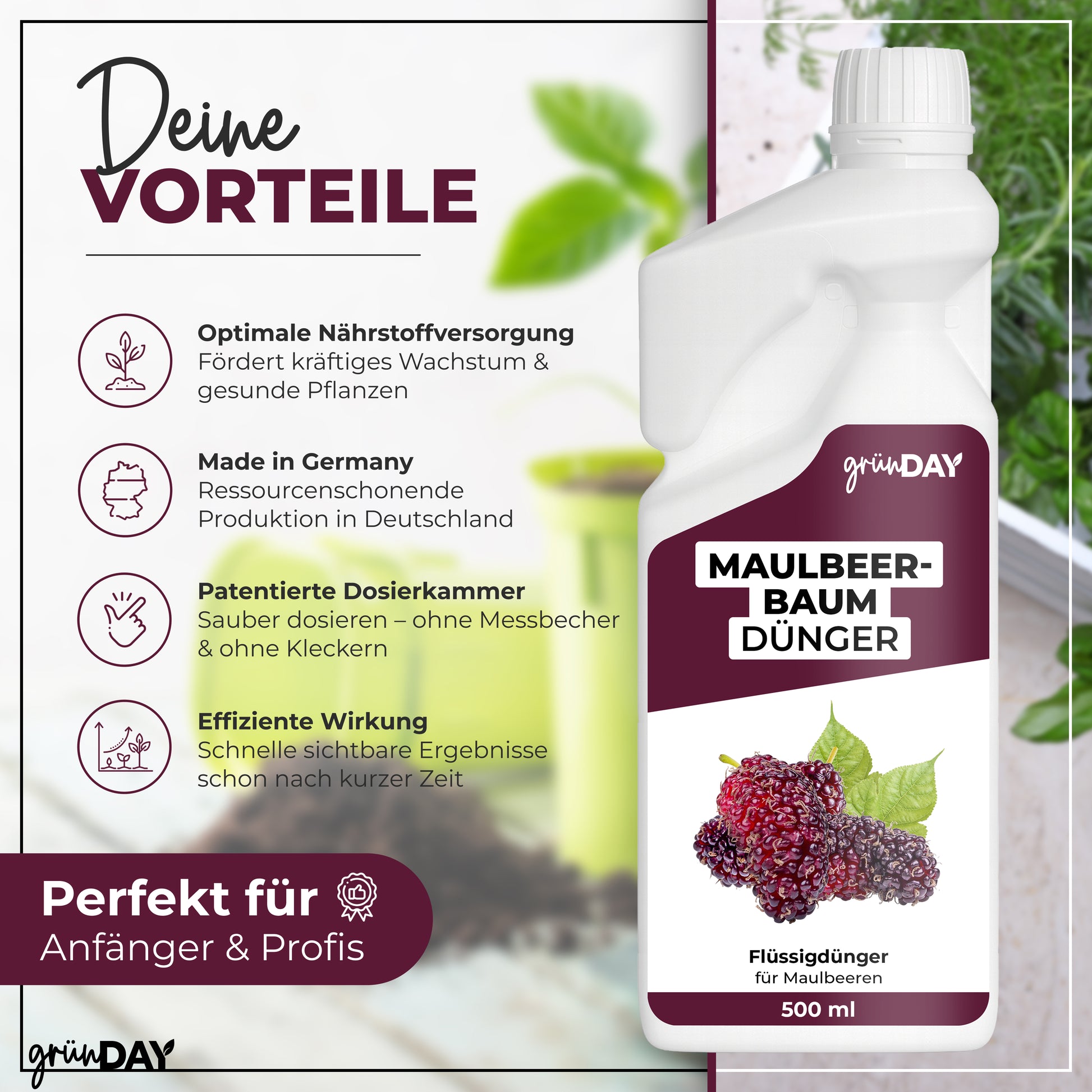 Gründay Maulbeerbaumdünger – Produktansicht 2