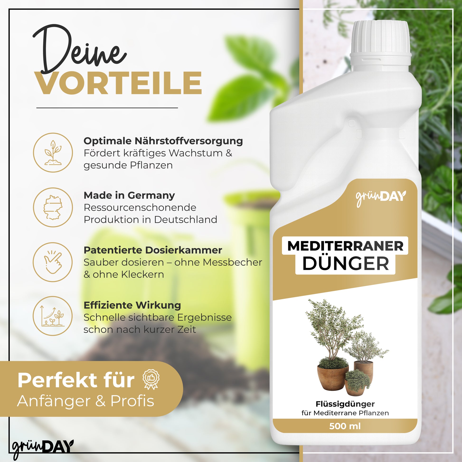 Gründay Mediterraner Dünger – Produktansicht 2