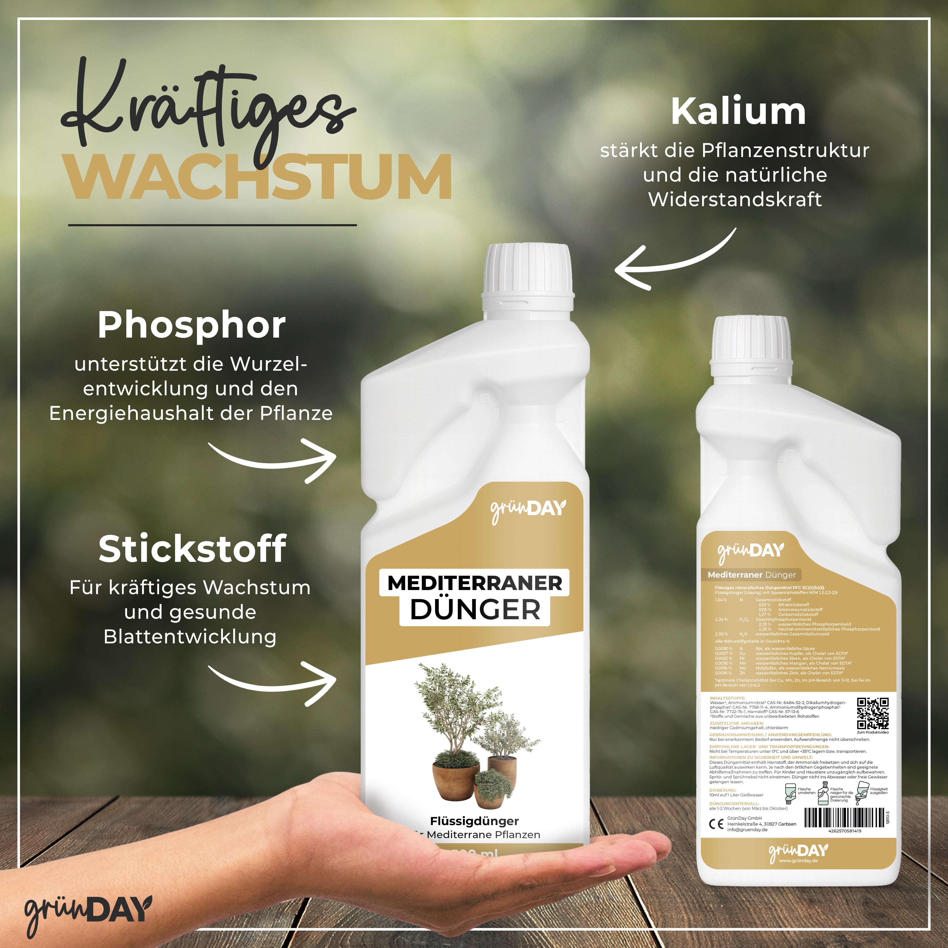 Mediterraner-Flüssigdünger 500 ml