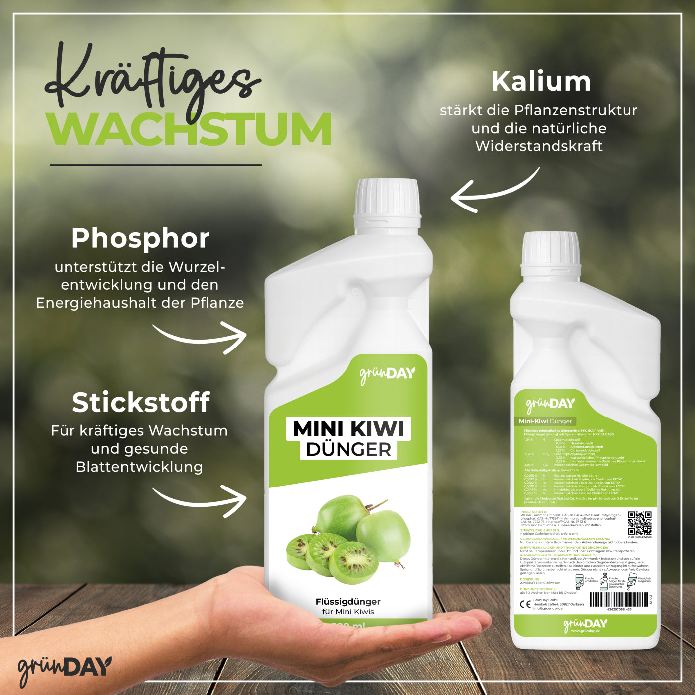 Gründay Mini Kiwi Dünger – Produktansicht 4