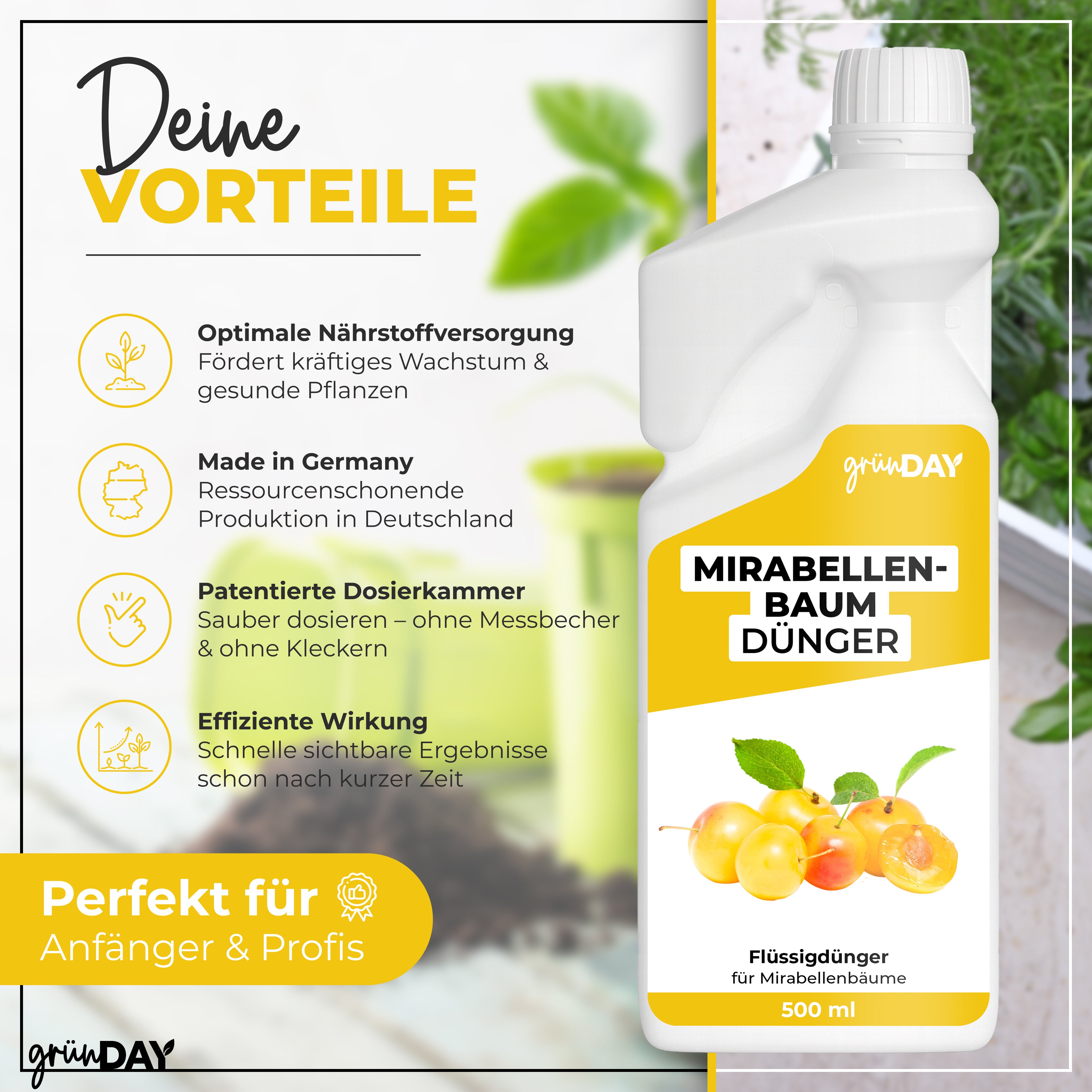 Gründay Mirabellenbaum Dünger – Produktansicht 2