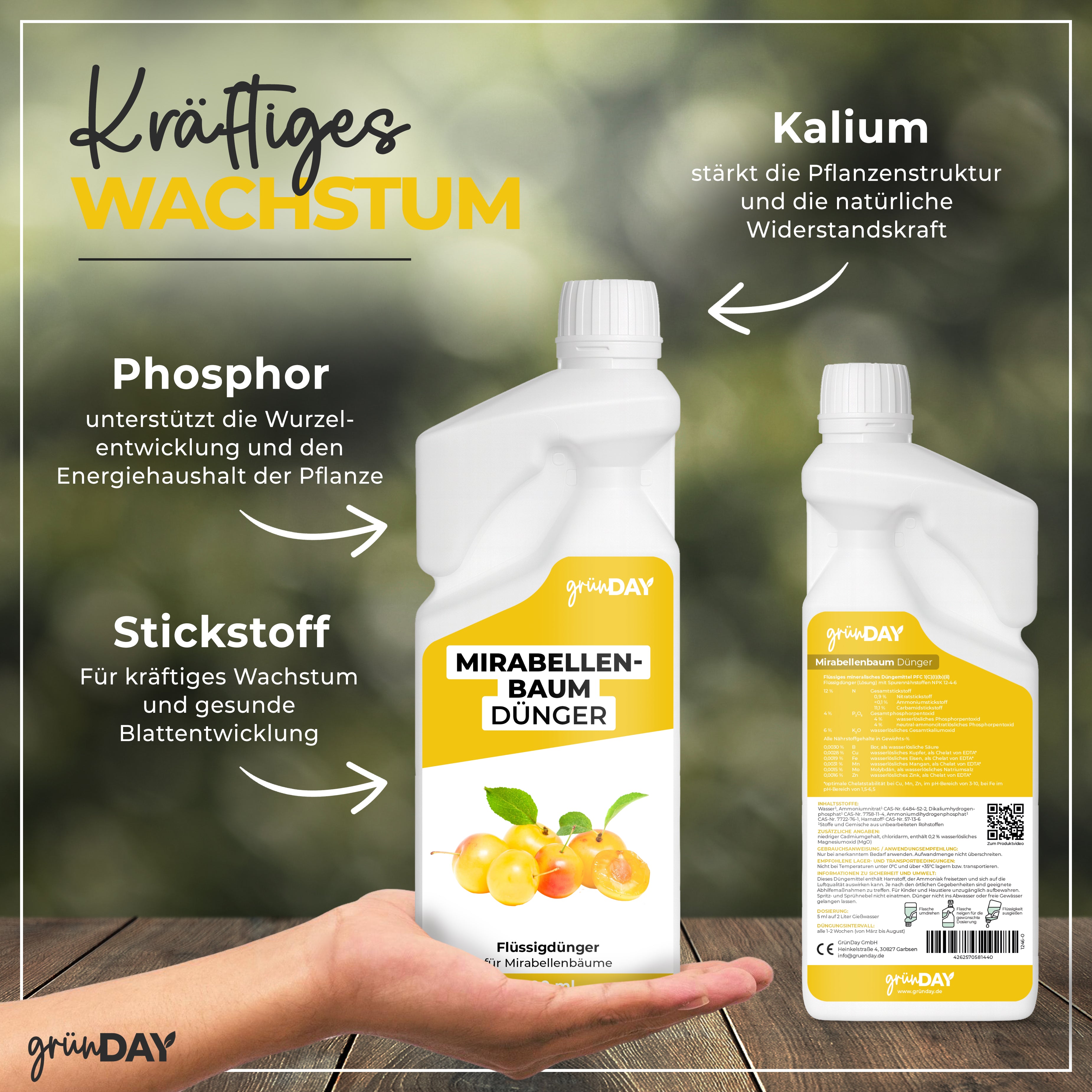 Gründay Mirabellenbaum Dünger – Produktansicht 4
