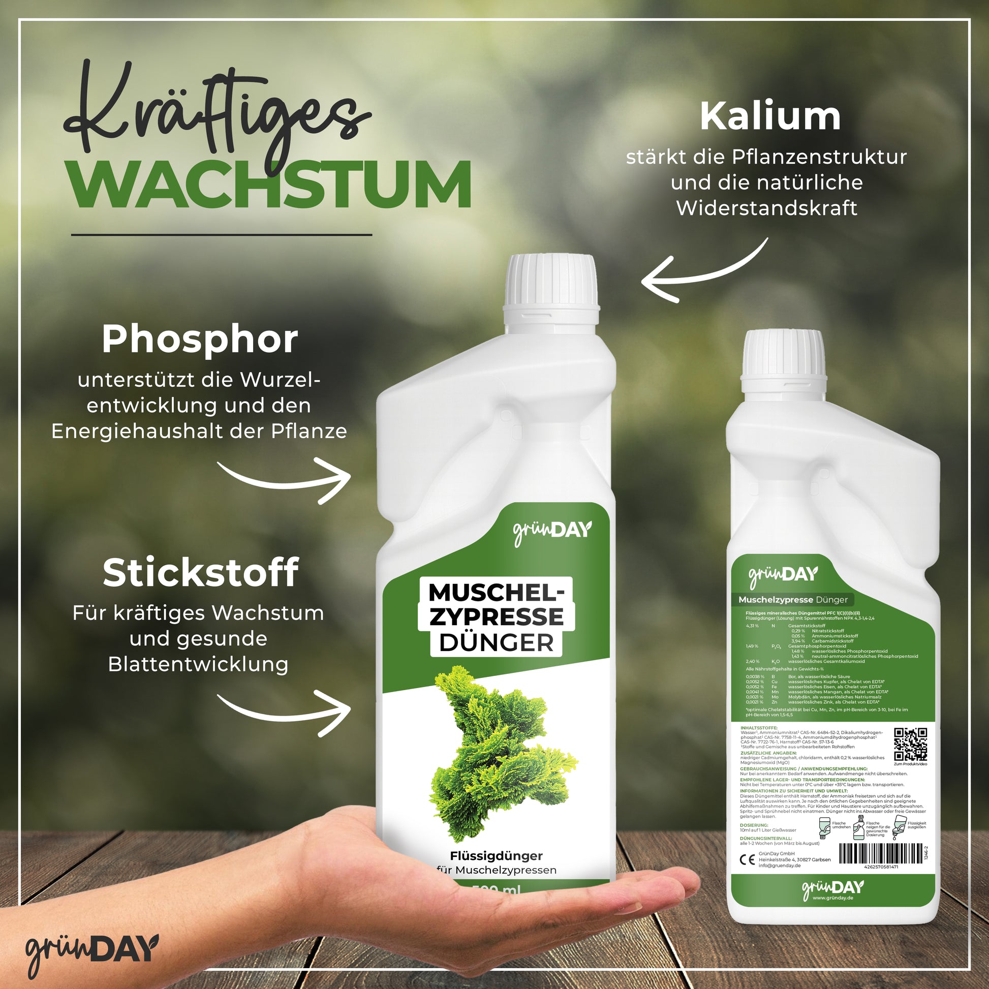 Gründay Muschelzypressedünger – Produktansicht 4