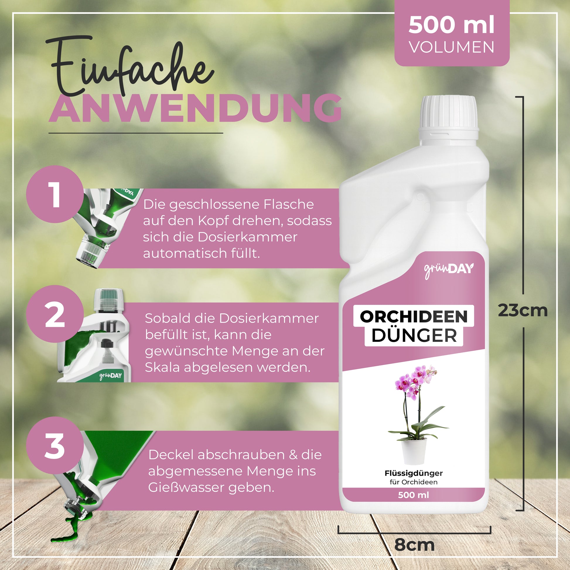Gründay Orchideendünger – Produktansicht 3