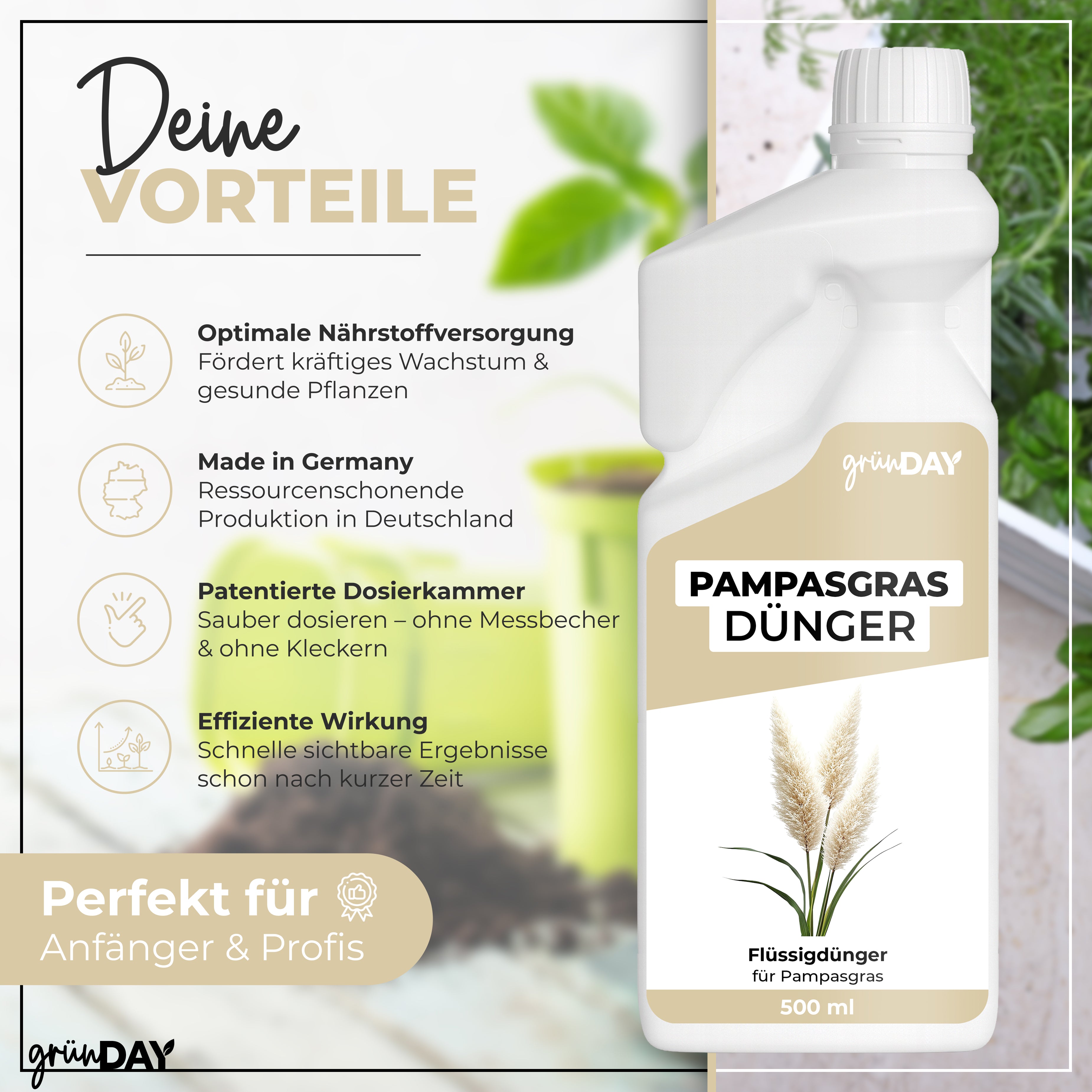 Gründay Pampasgrasdünger – Produktansicht 2
