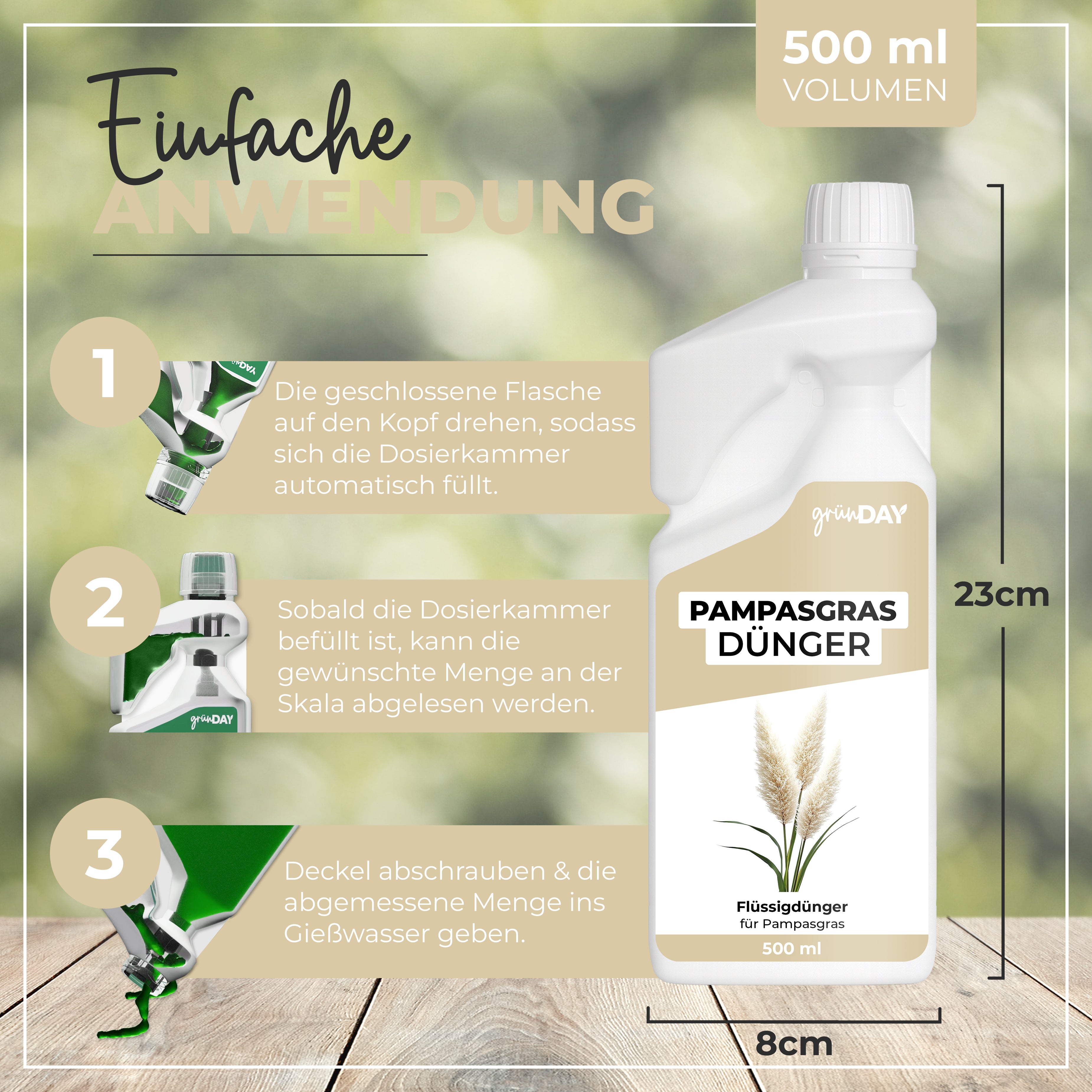 Gründay Pampasgrasdünger – Produktansicht 3