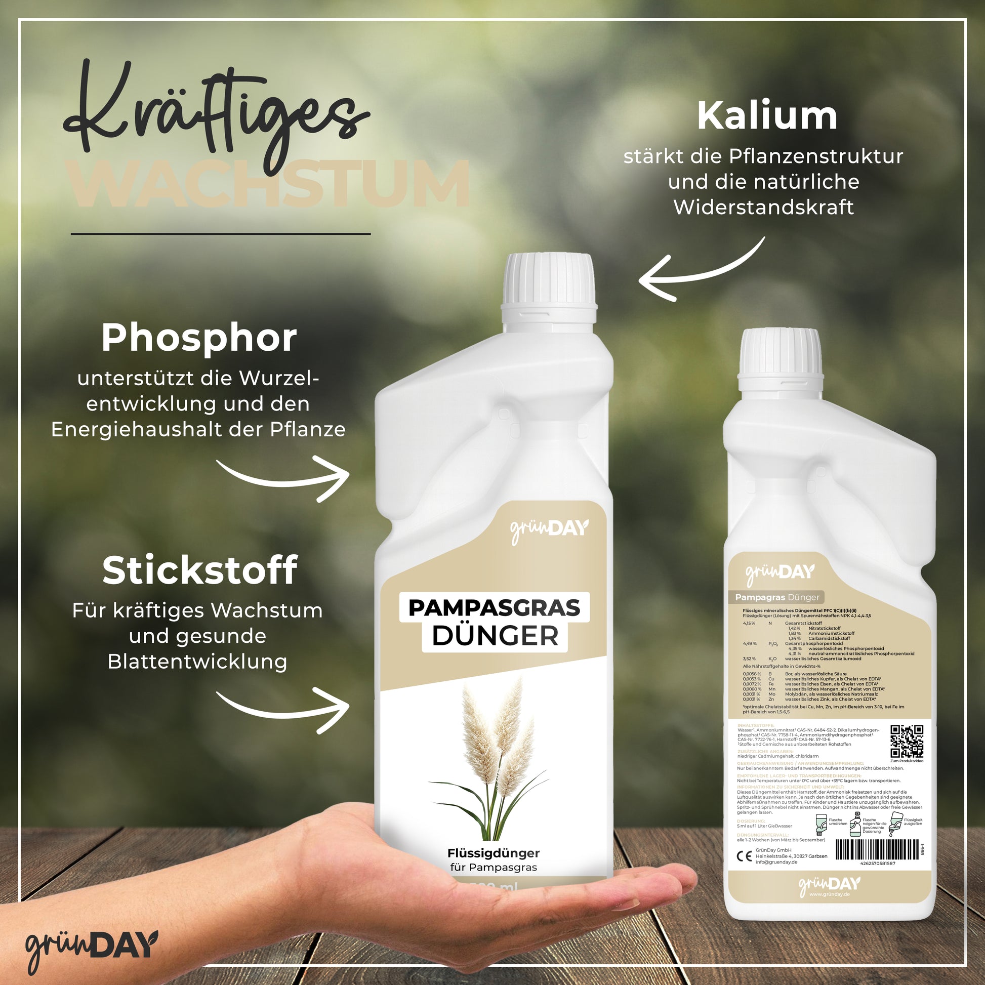 Gründay Pampasgrasdünger – Produktansicht 4