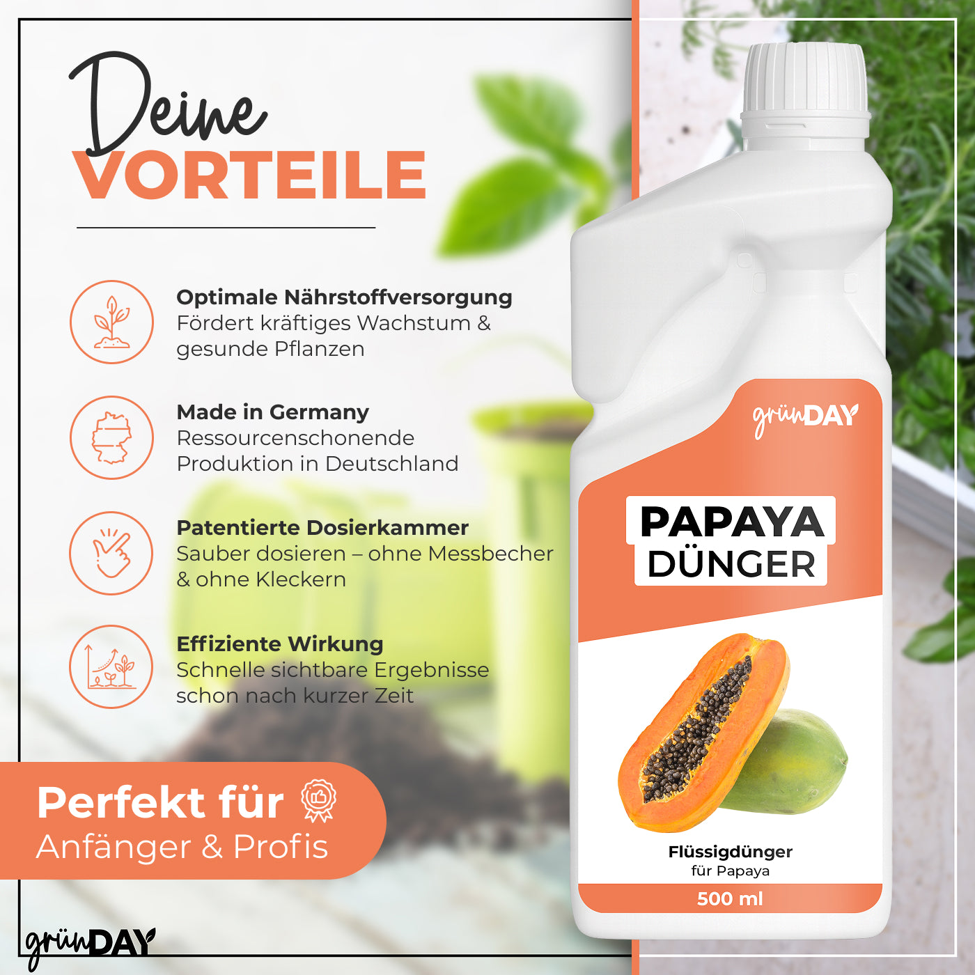 Gründay Papayadünger – Produktansicht 2