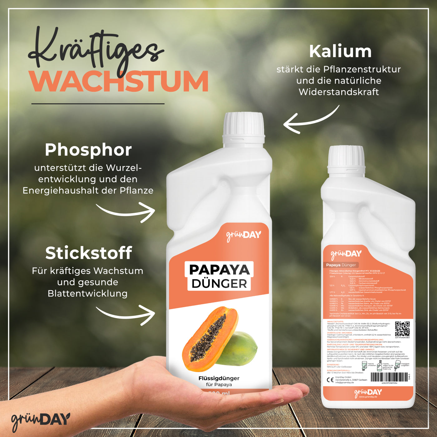 Gründay Papayadünger – Produktansicht 4
