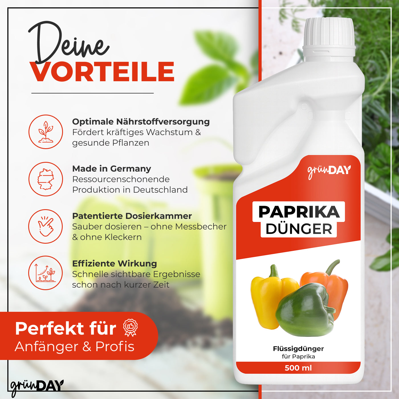 Gründay Paprikadünger – Produktansicht 2