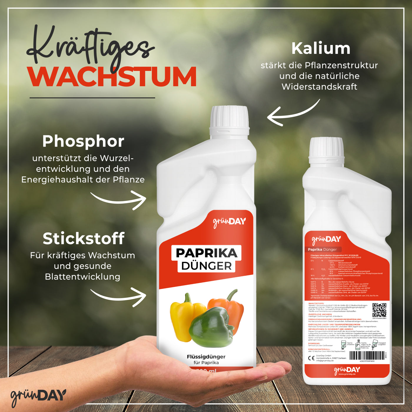Gründay Paprikadünger – Produktansicht 4