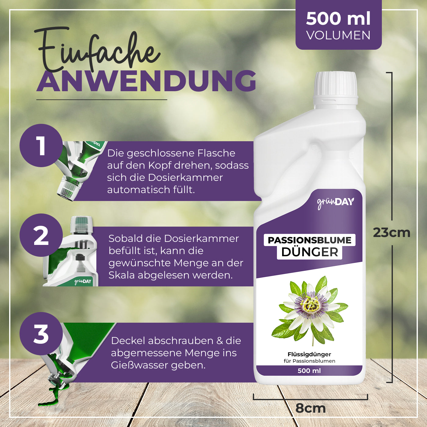 Gründay Passionsblume Dünger – Produktansicht 3