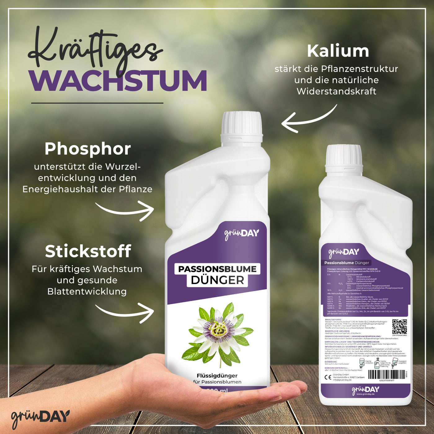 Gründay Passionsblume Dünger – Produktansicht 4