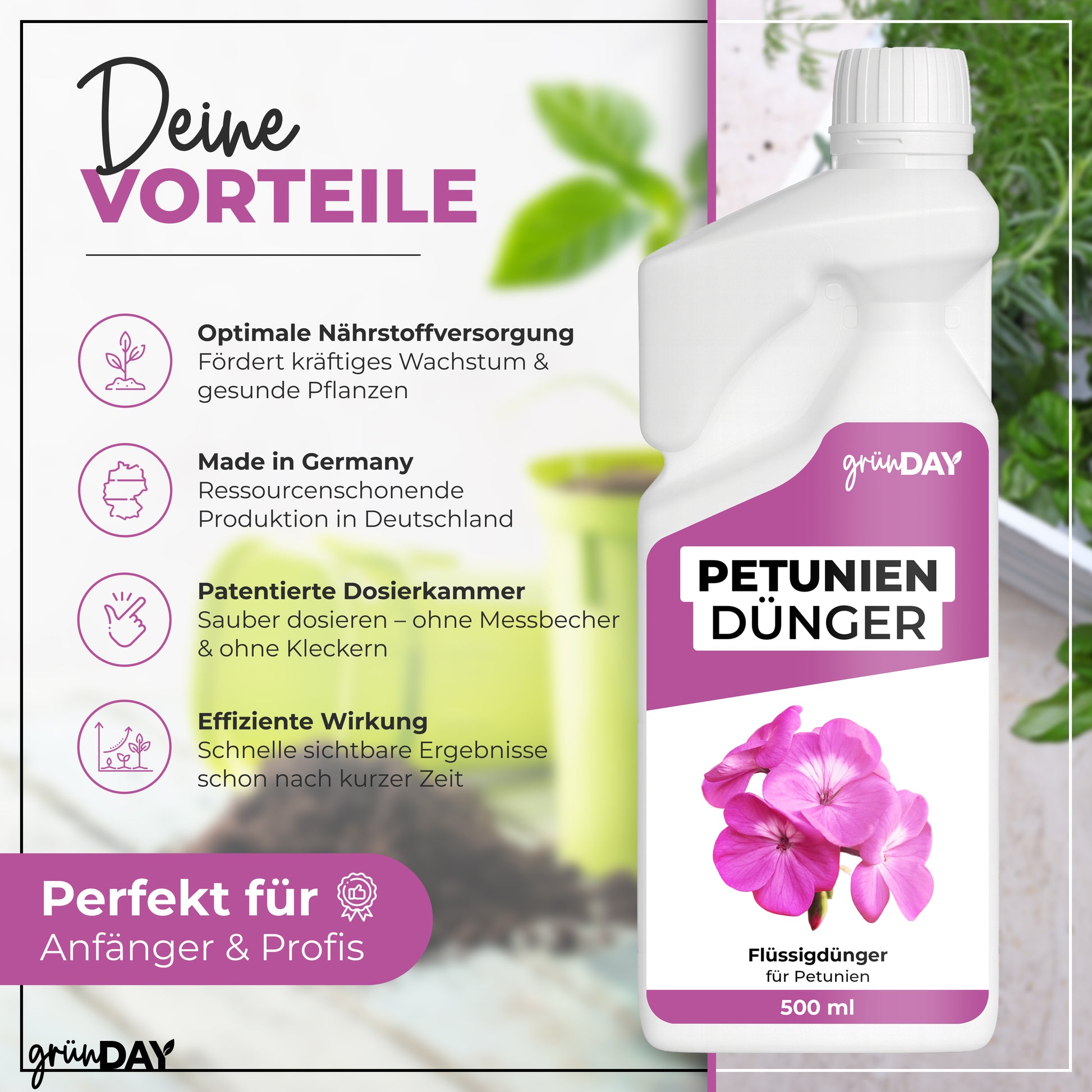 Gründay Petuniendünger – Produktansicht 2