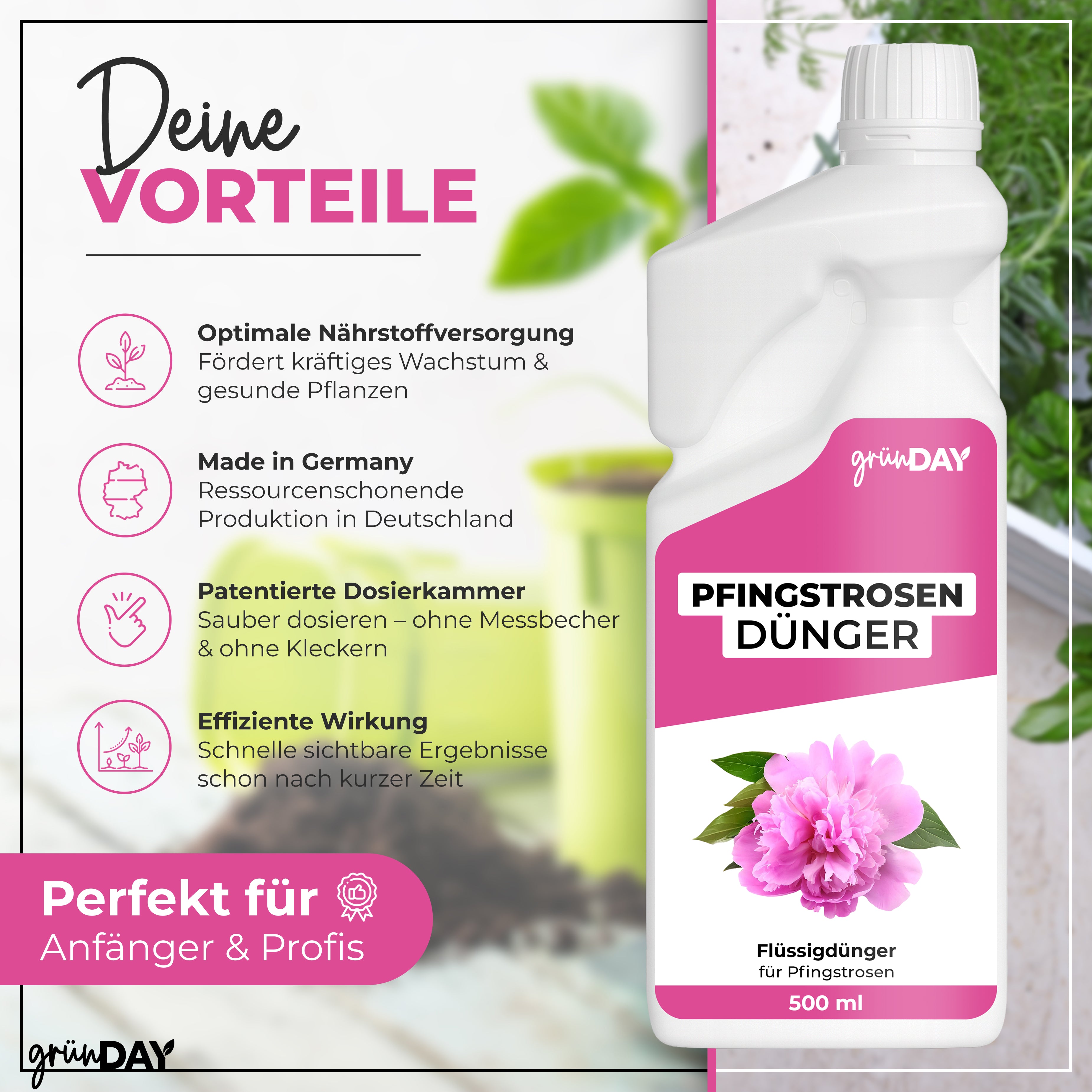 Gründay Pfingstrosendünger – Produktansicht 2