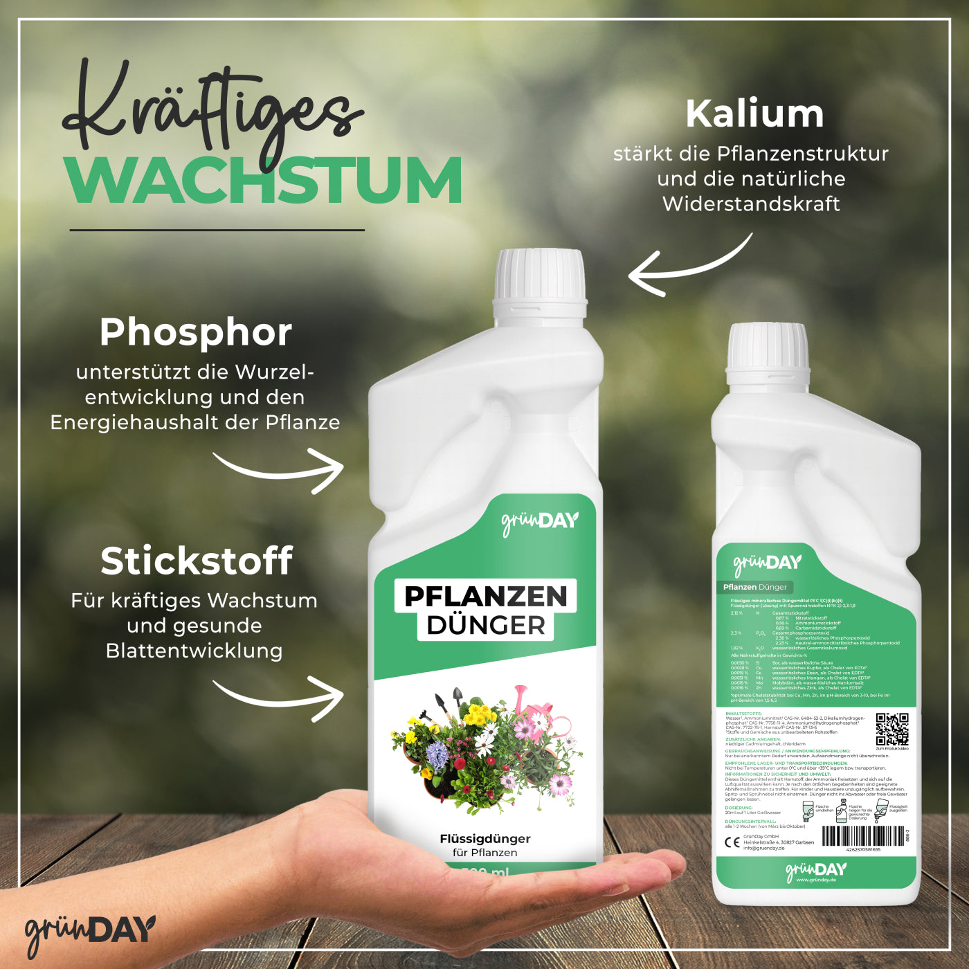 Gründay Pflanzendünger – Produktansicht 4