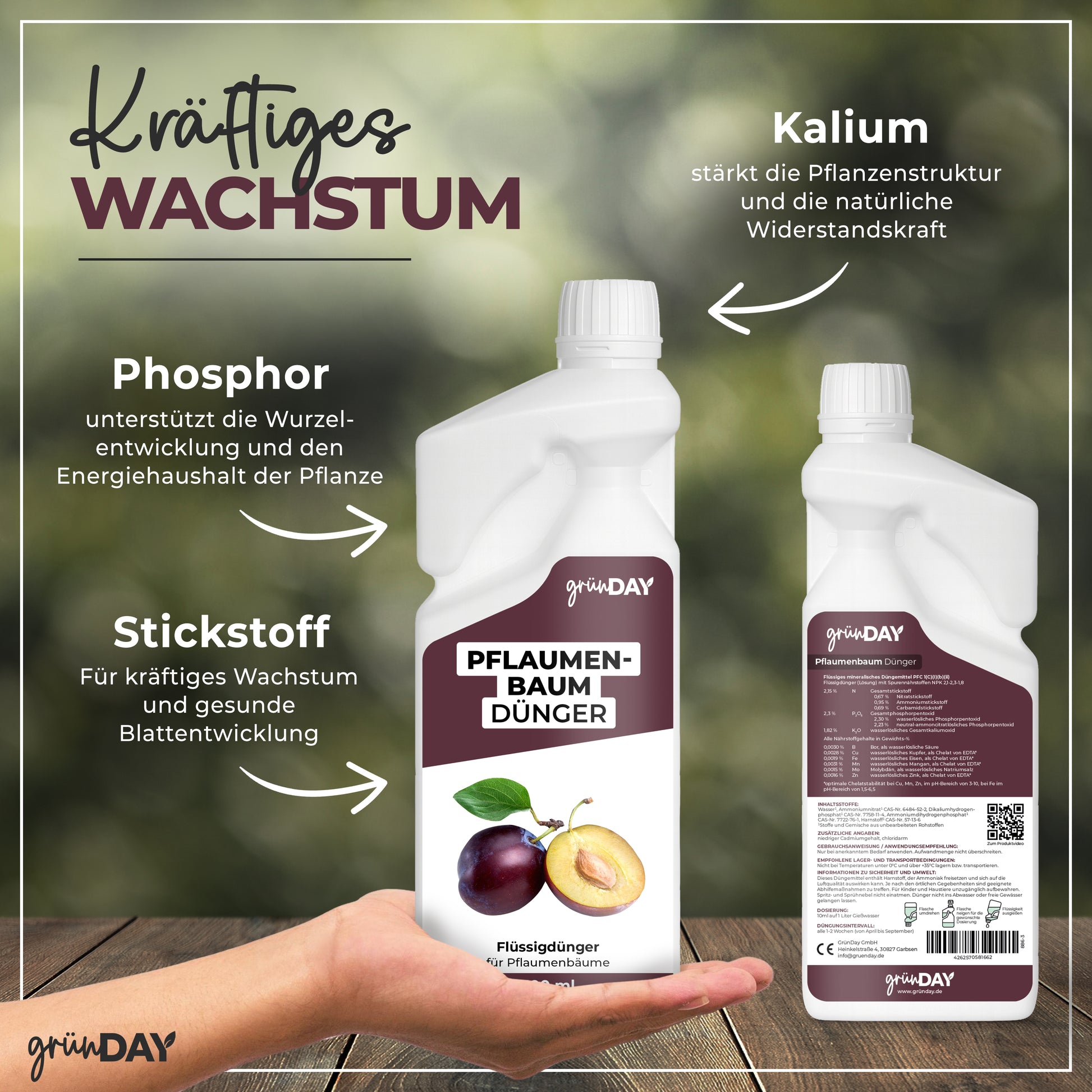 Gründay Pflaumenbaum Dünger – Produktansicht 4