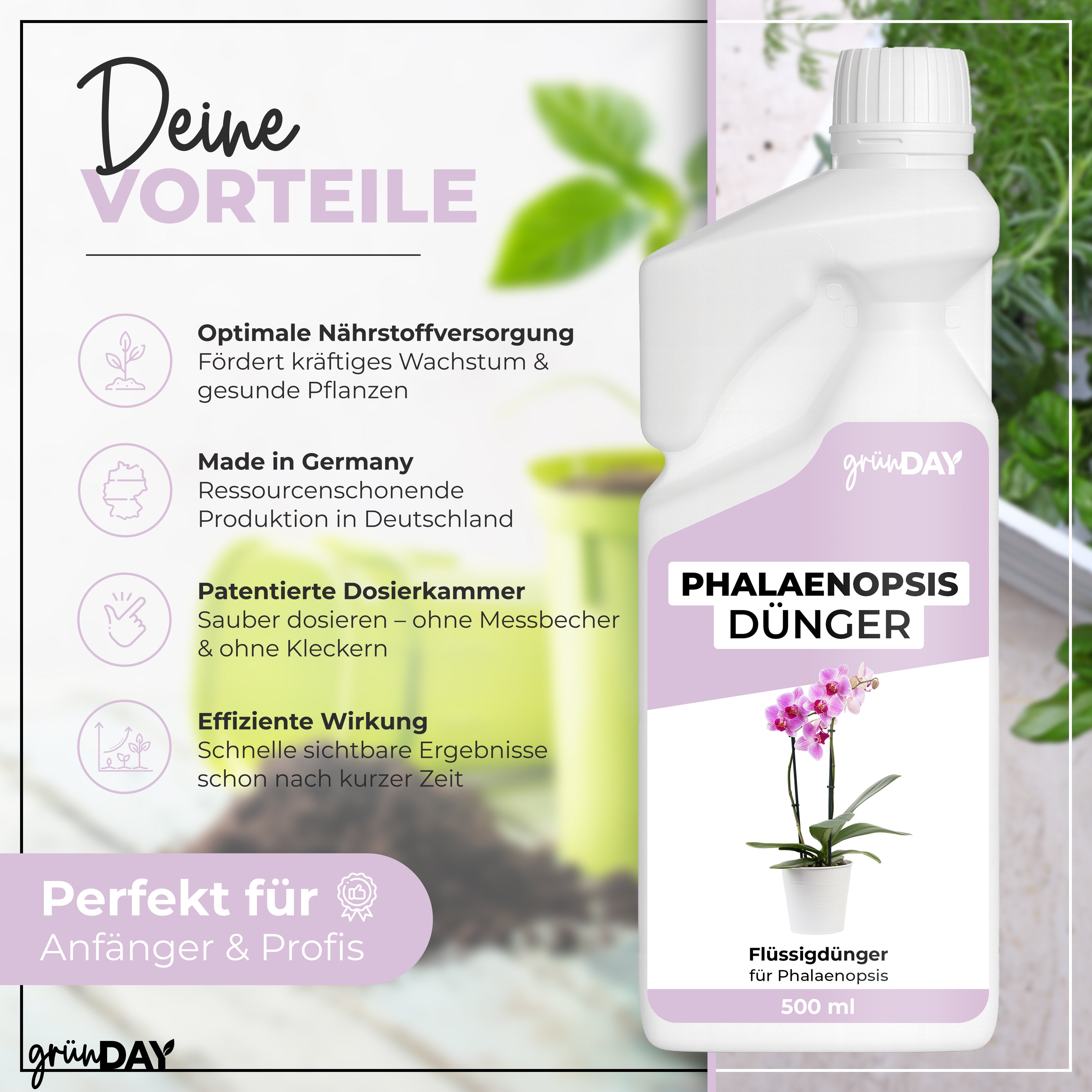 Gründay Phalaenopsisdünger – Produktansicht 2