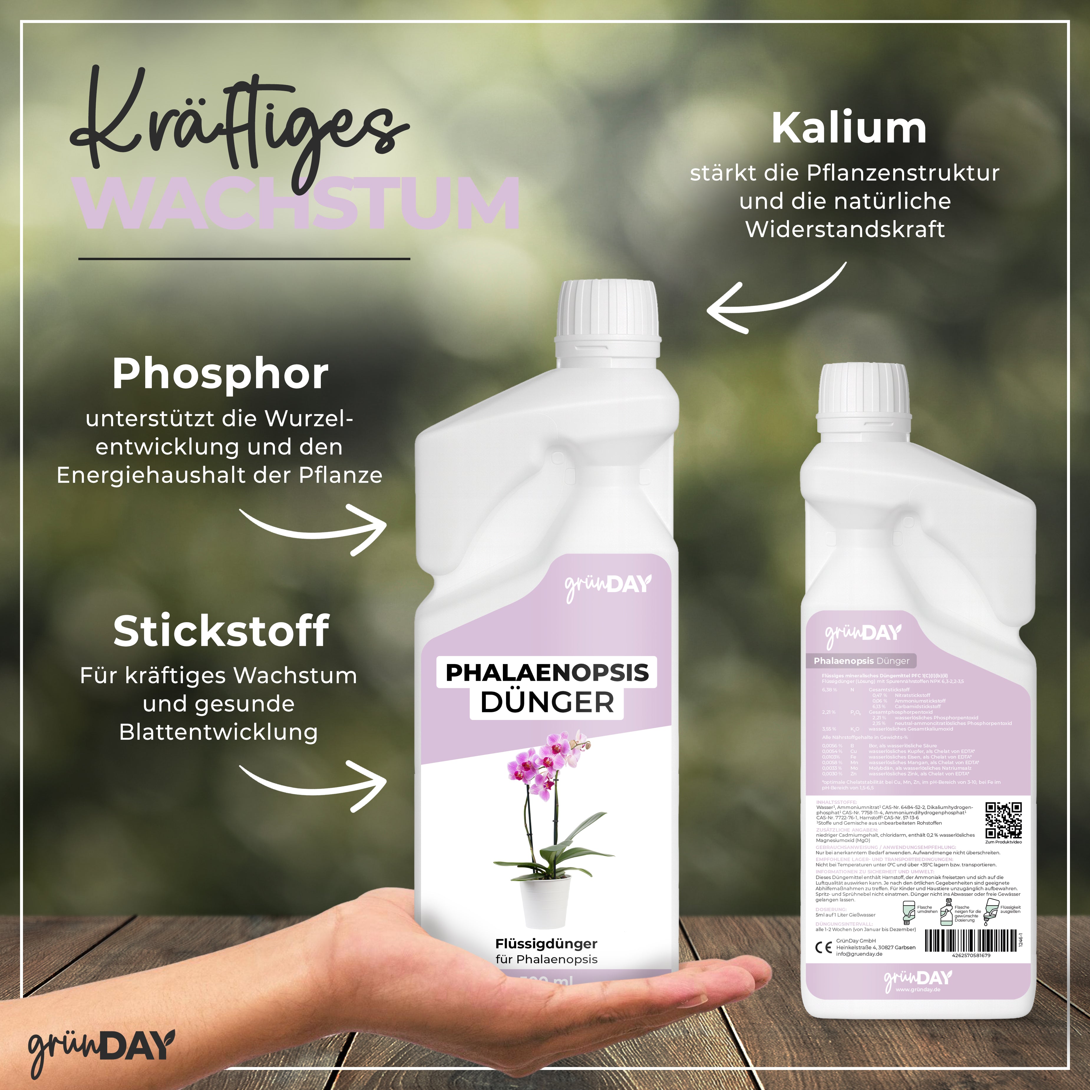Gründay Phalaenopsisdünger – Produktansicht 4