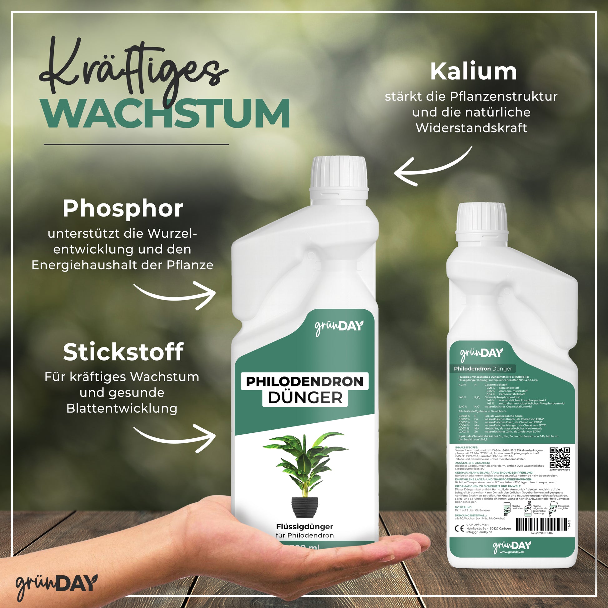 Gründay Philodendrondünger – Produktansicht 4