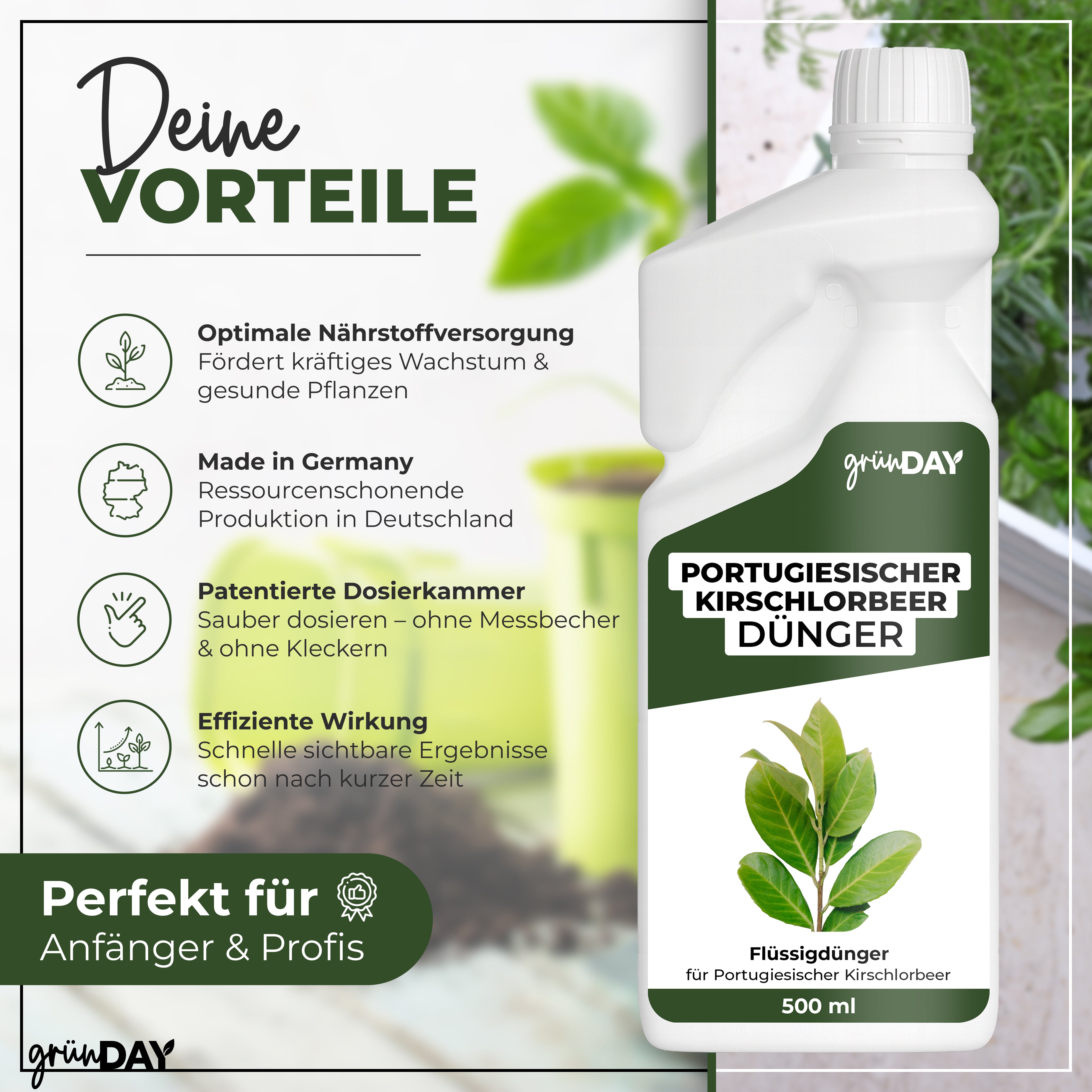 Gründay Portugiesischer Kirschlorbeerdünger – Produktansicht 2