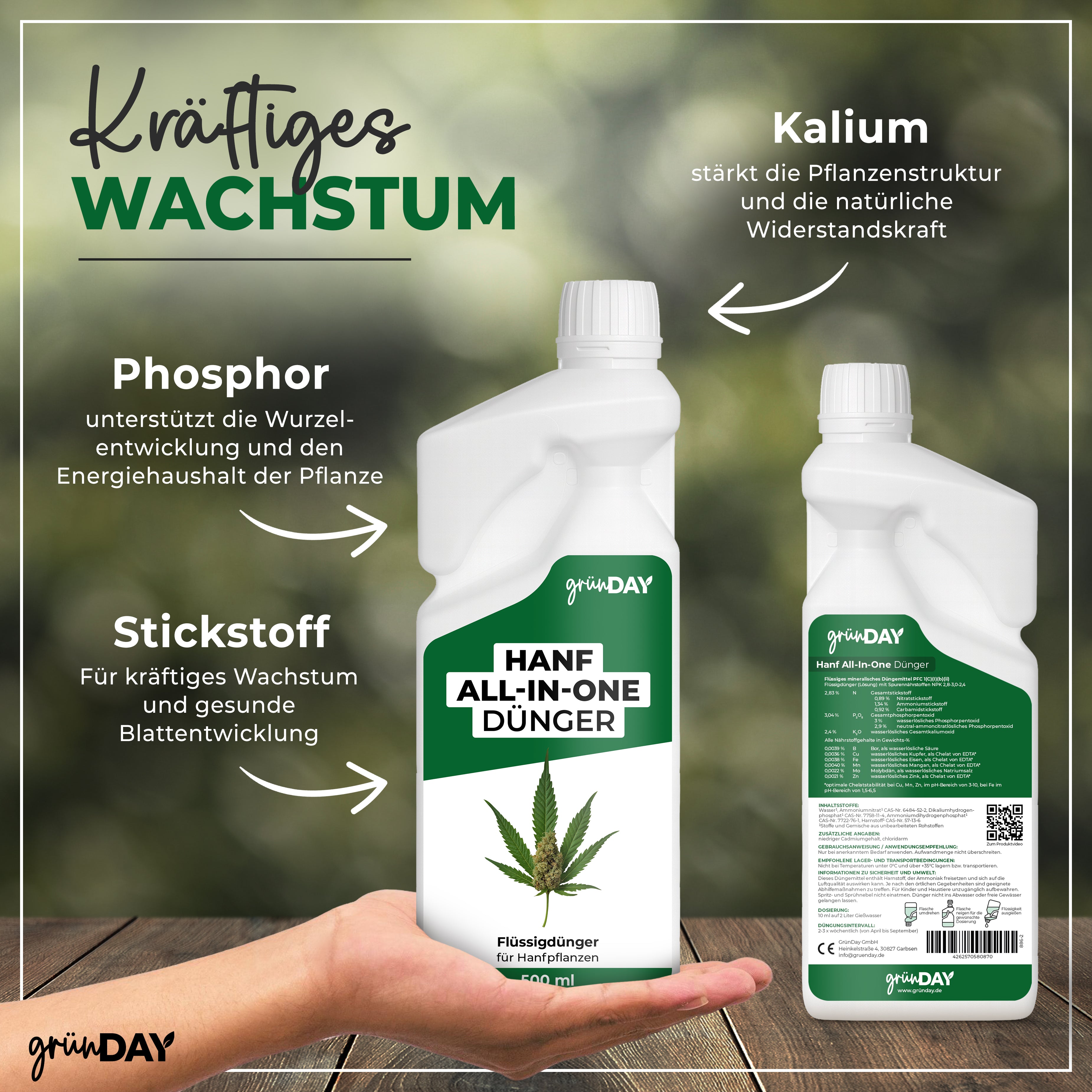 Hanf-Flüssigdünger All In One 500 ml