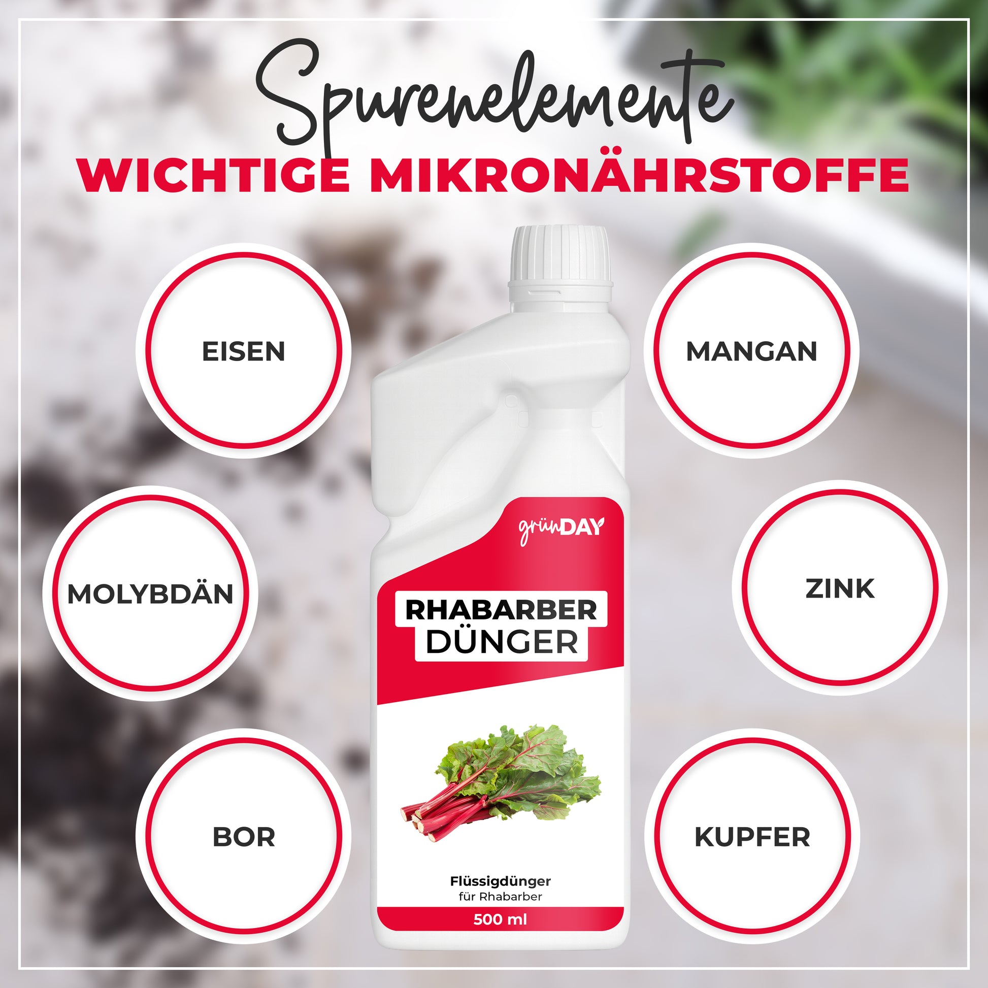 Gründay Rhabarber-Dünger – Produktansicht 5