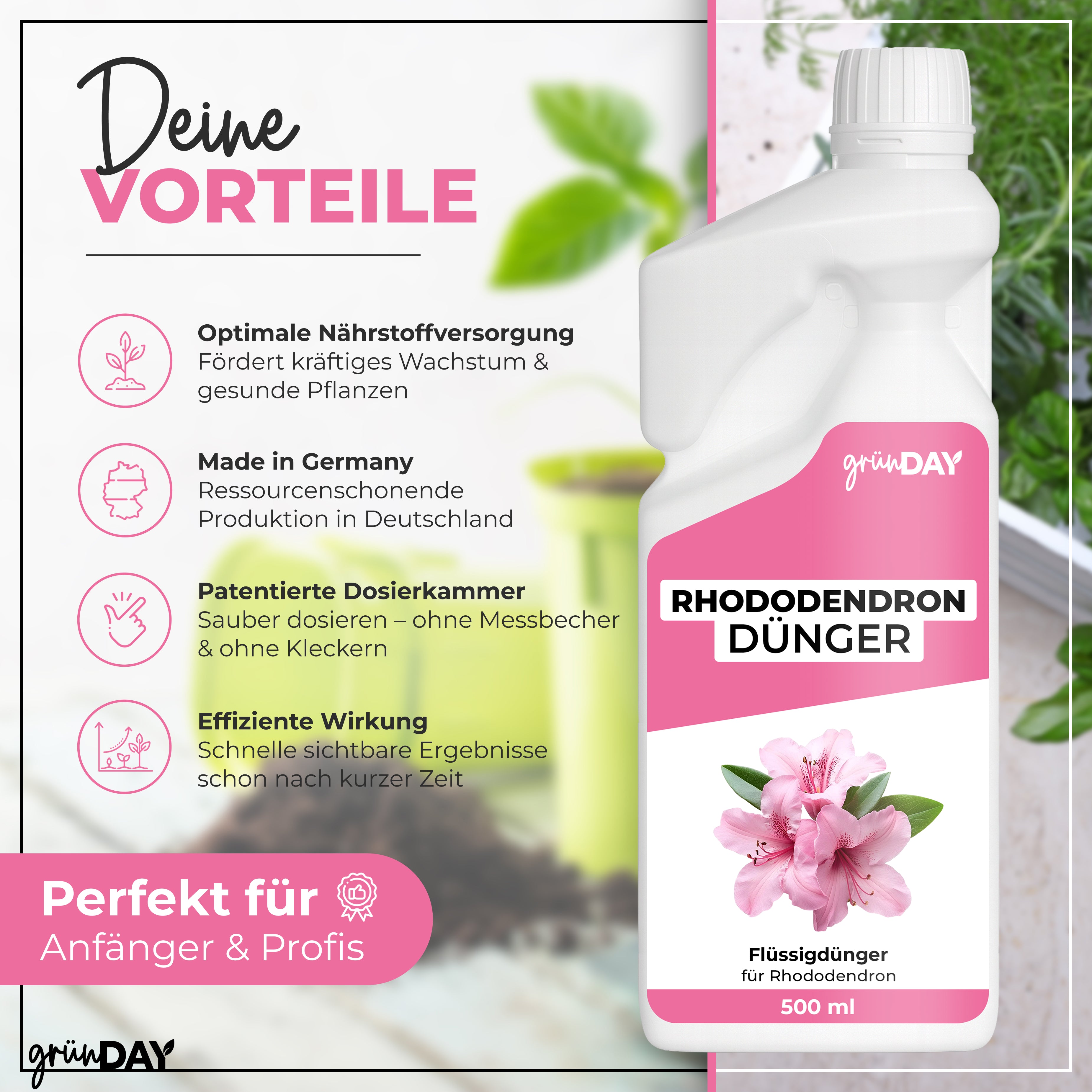 Gründay Rhododendrondünger – Produktansicht 2