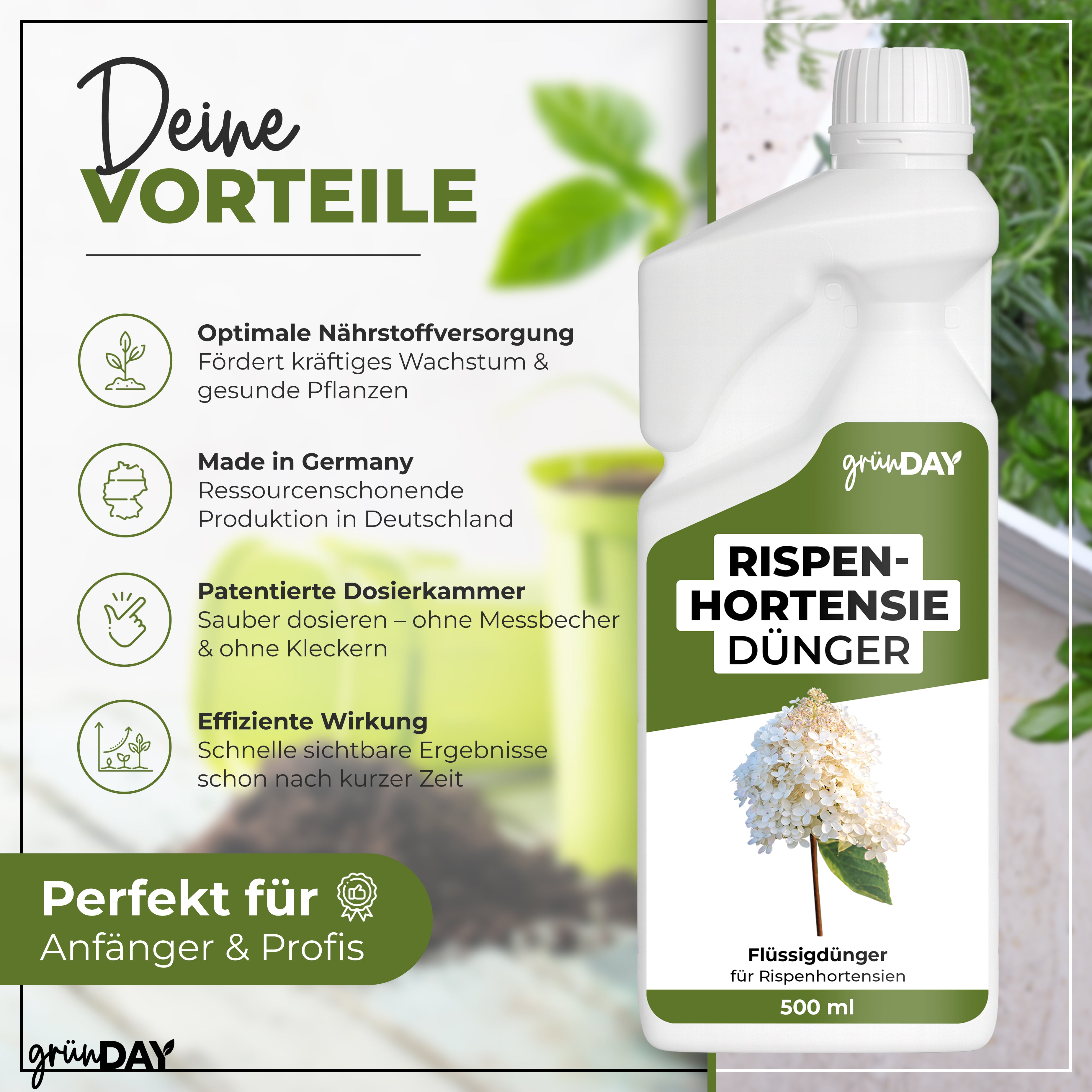 Gründay Rispenhortensie Dünger – Produktansicht 2