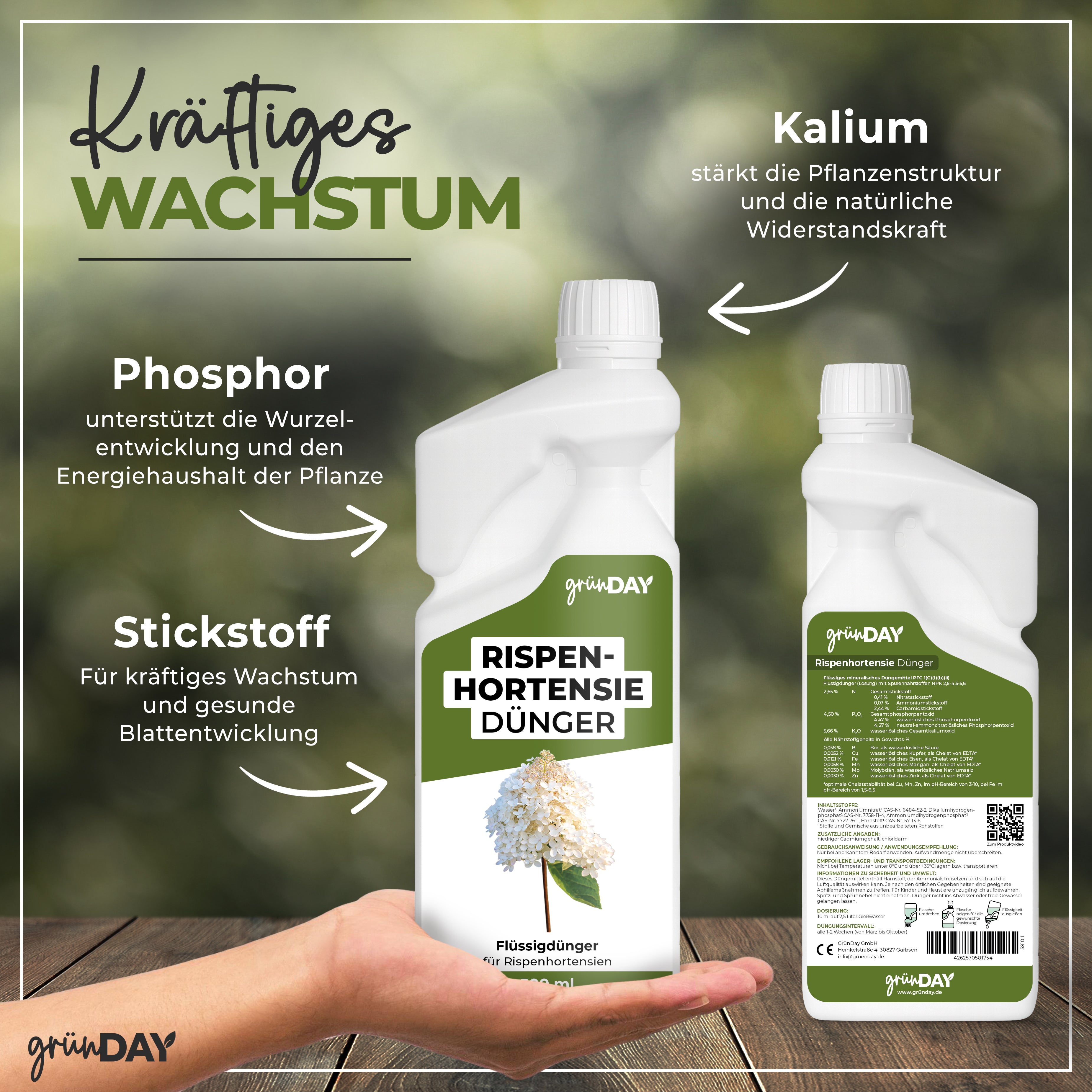 Rispenhortensie-Flüssigdünger 500 ml
