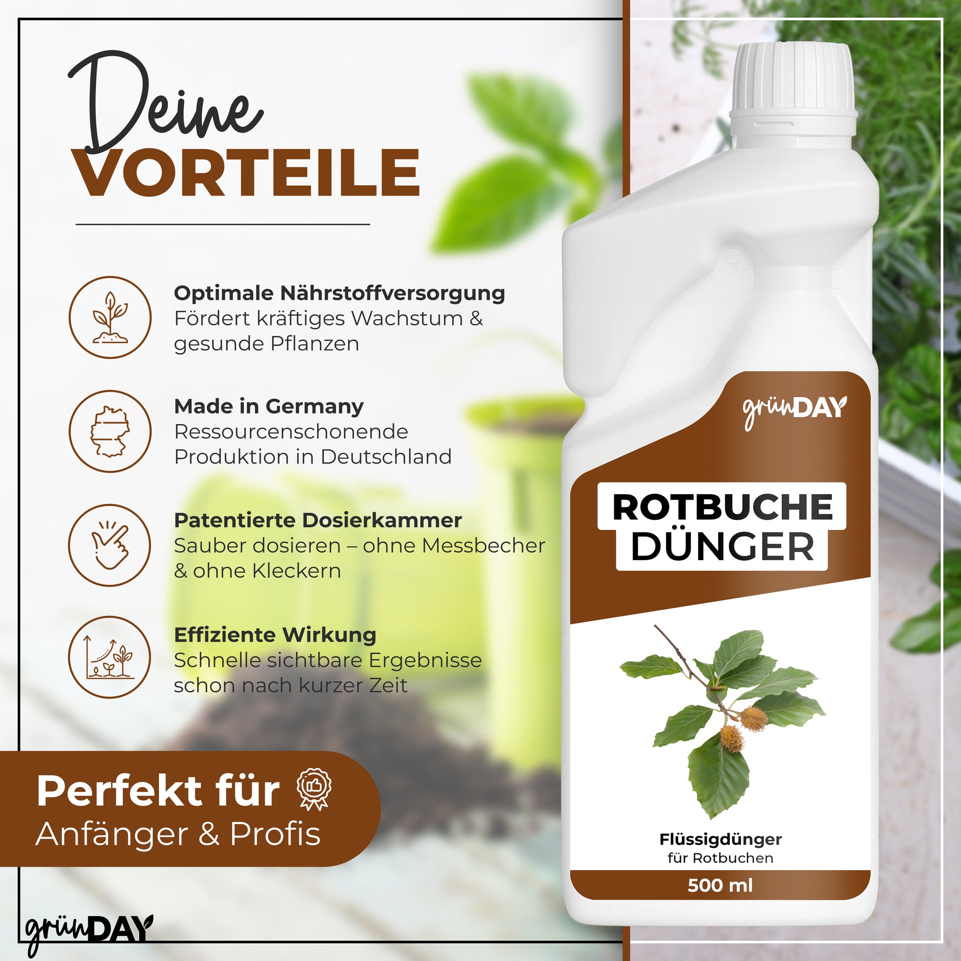 Gründay Rotbuchedünger – Produktansicht 2