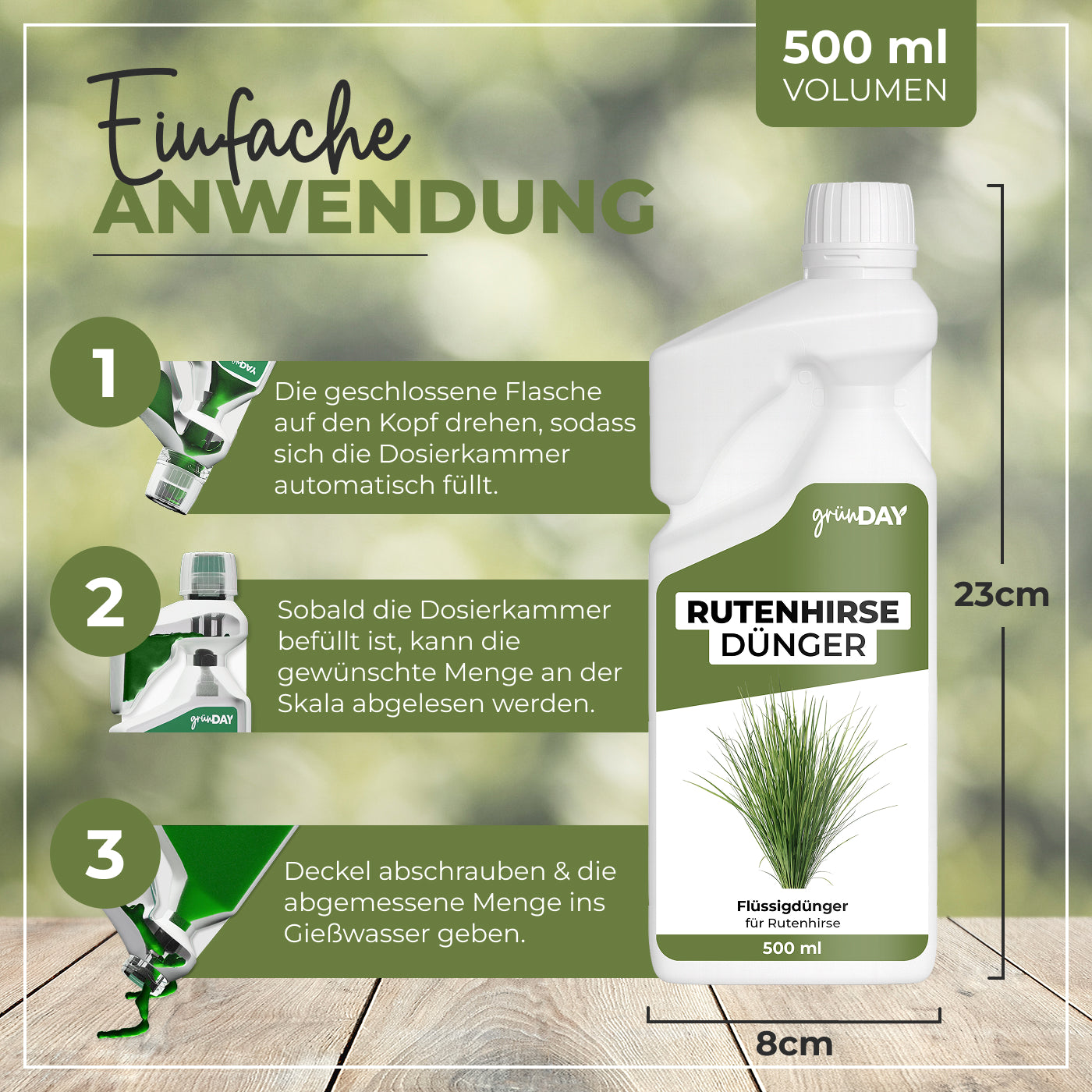 Gründay Rutenhirsedünger – Produktansicht 3
