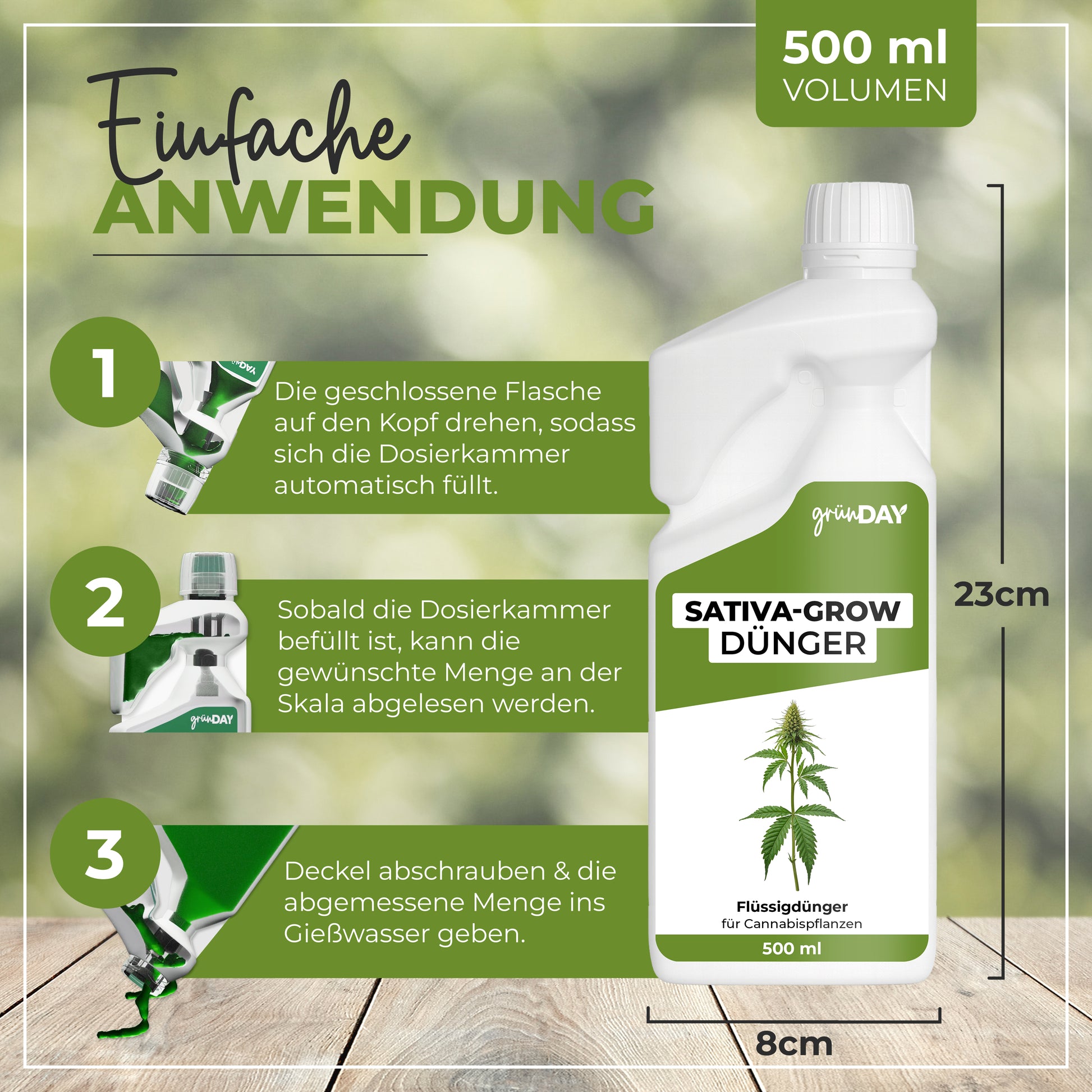 Gründay Sativa-Grow-Dünger – Produktansicht 3