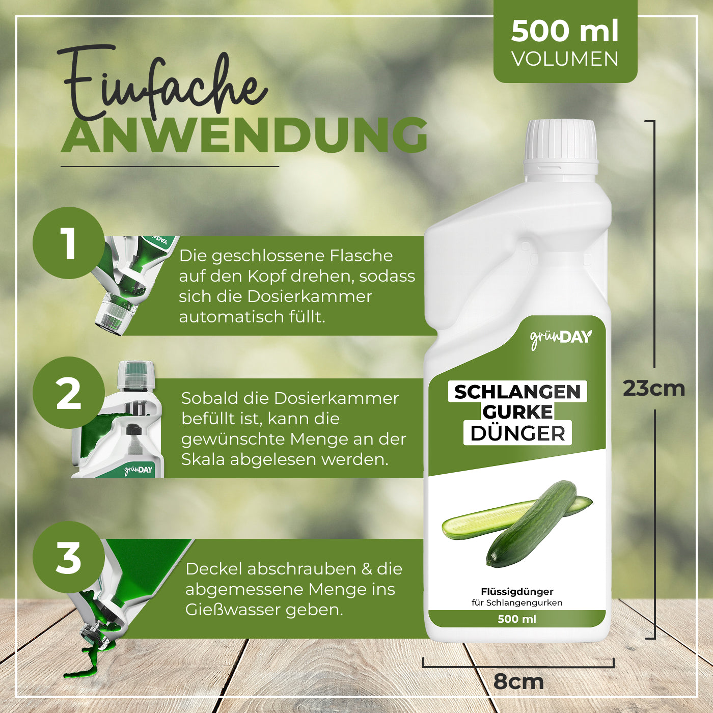 Gründay Schlangengurkedünger – Produktansicht 3