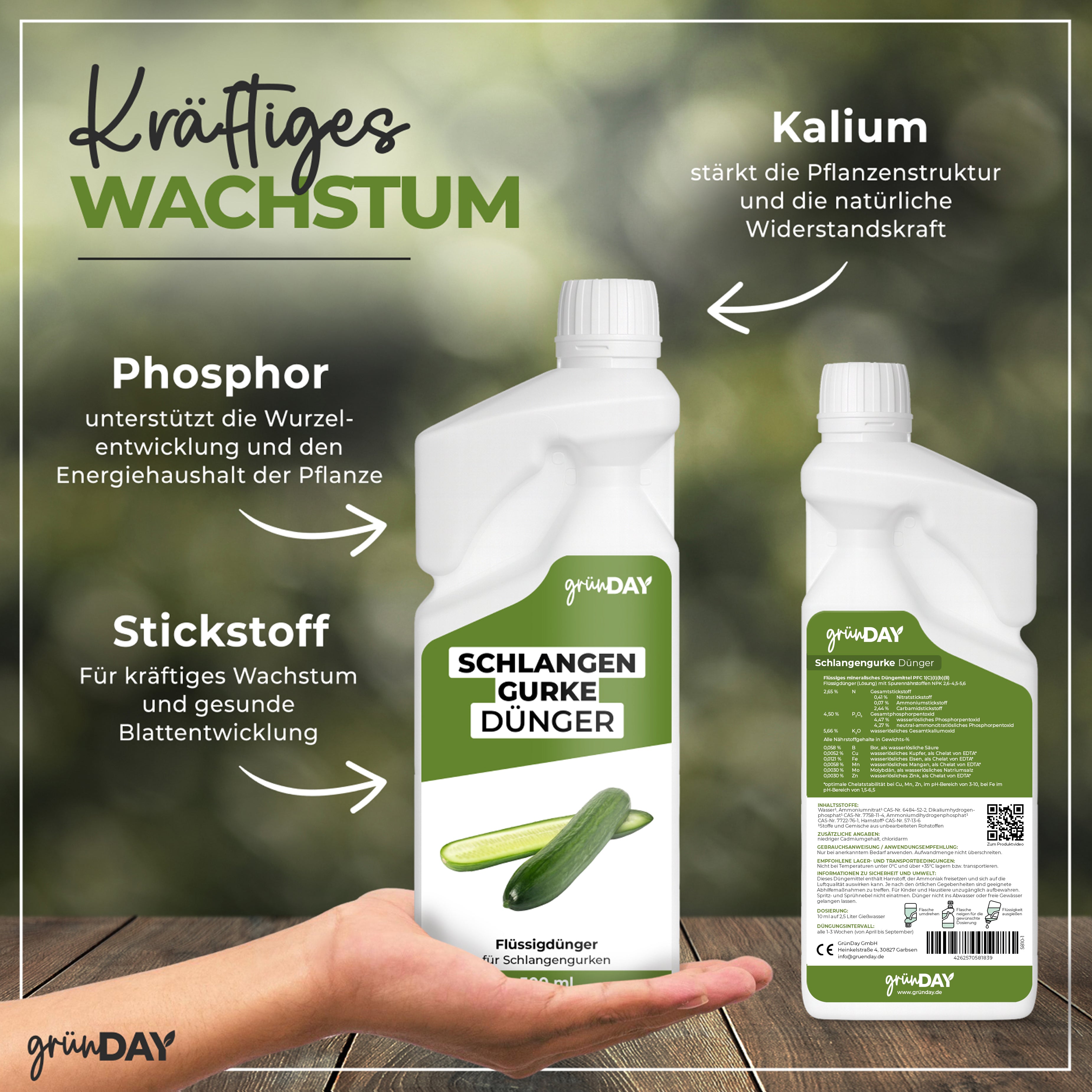 Schlangengurke-Flüssigdünger 500 ml