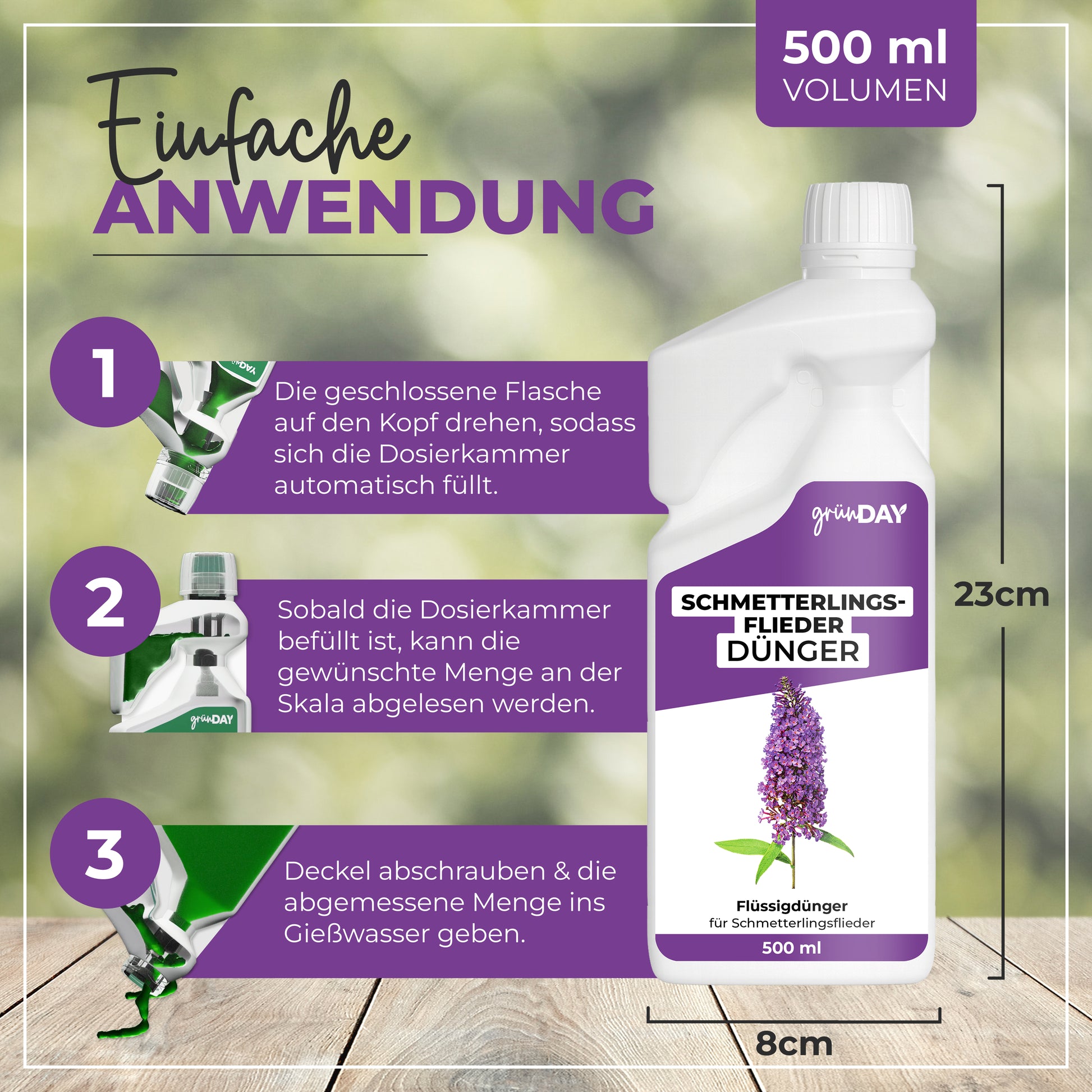 Gründay Schmetterlingsflieder Dünger – Produktansicht 3