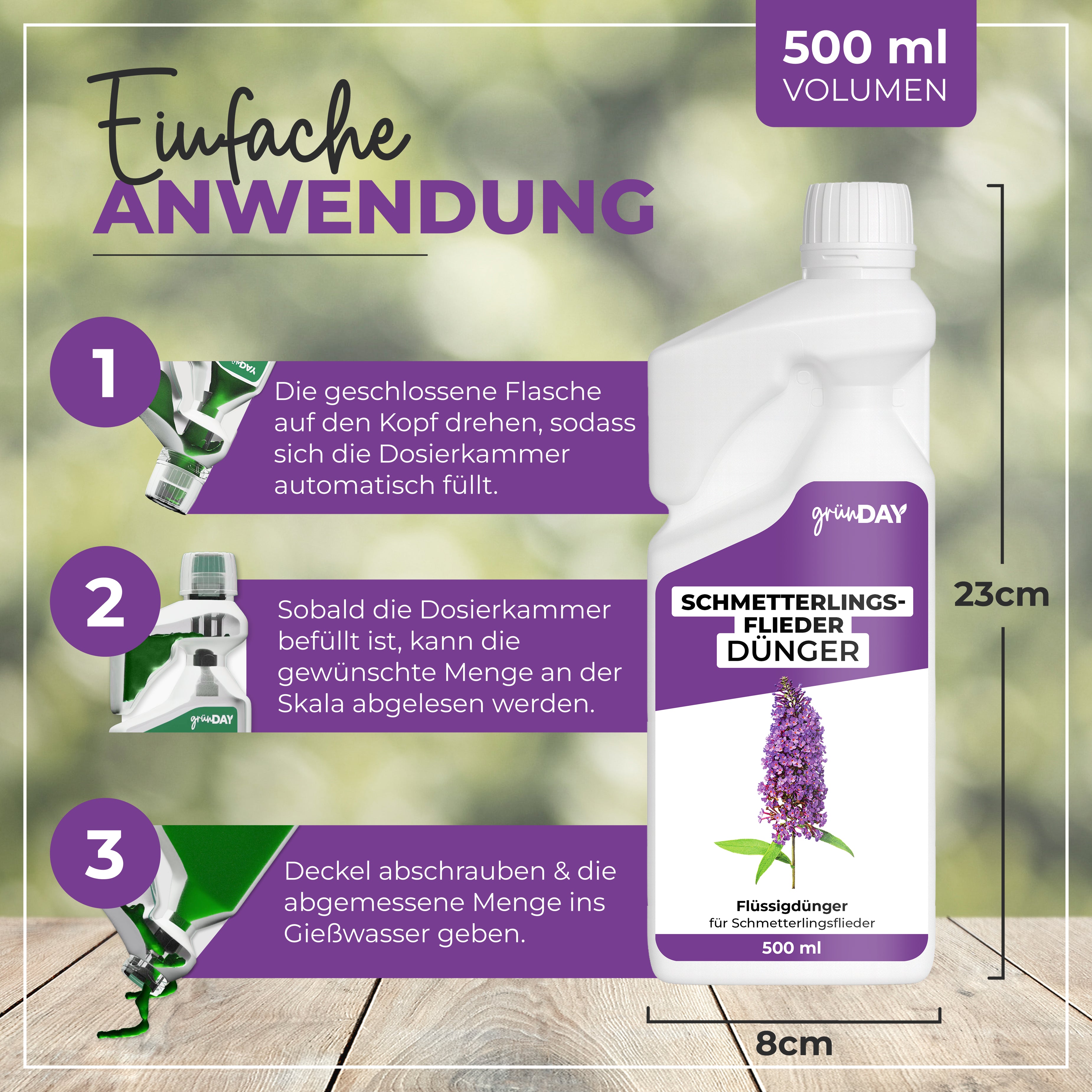 Gründay Schmetterlingsflieder Dünger – Produktansicht 3